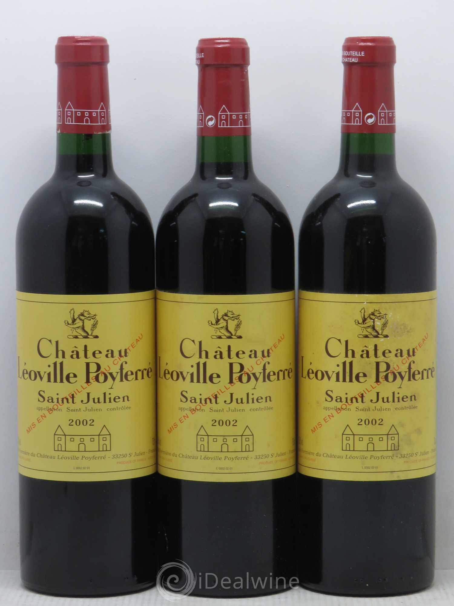 Château Léoville Poyferré 2ème Grand Cru Classé 2002 - Lot de 12 bouteilles - 3