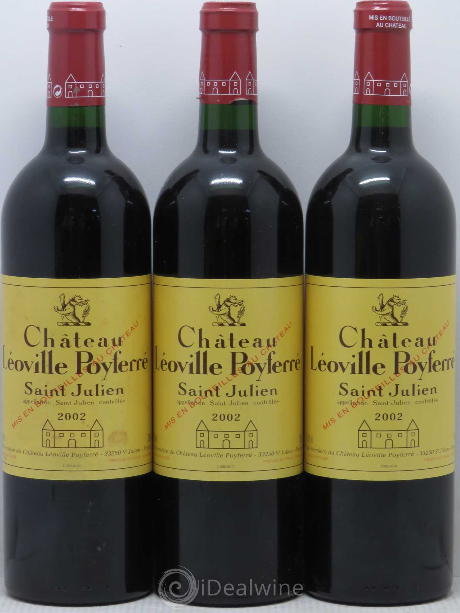 Château Léoville Poyferré 2ème Grand Cru Classé 2002 - Lot de 12 bouteilles - 4