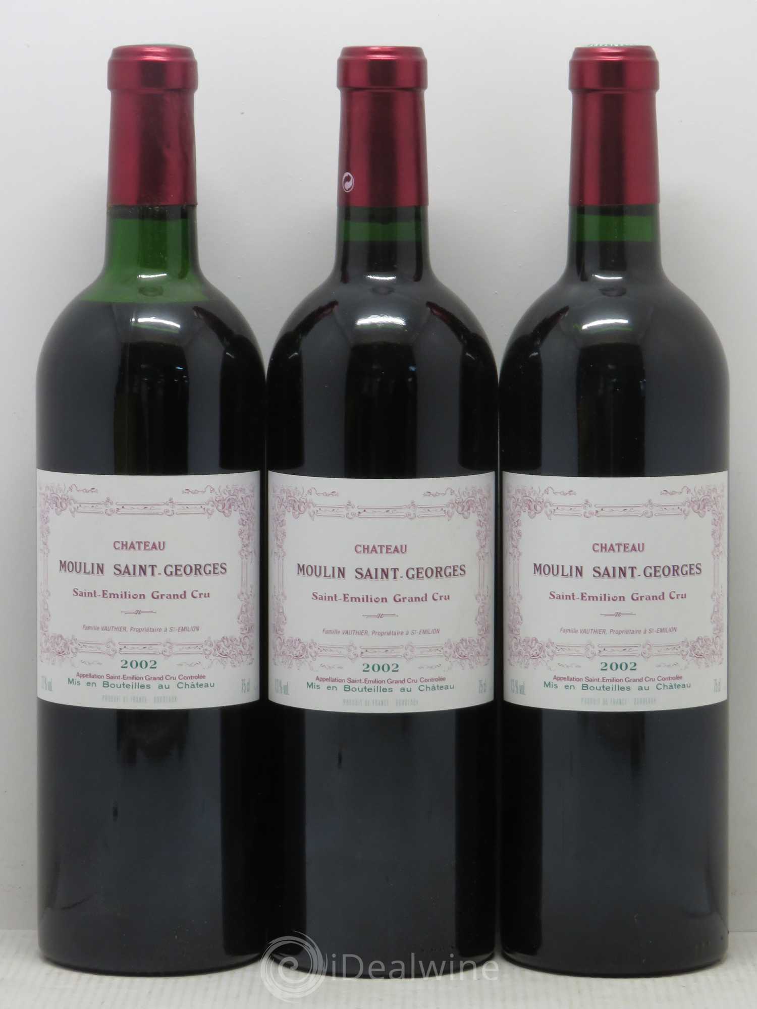 Château Moulin Saint Georges 2002 - Lot de 12 bouteilles - 4