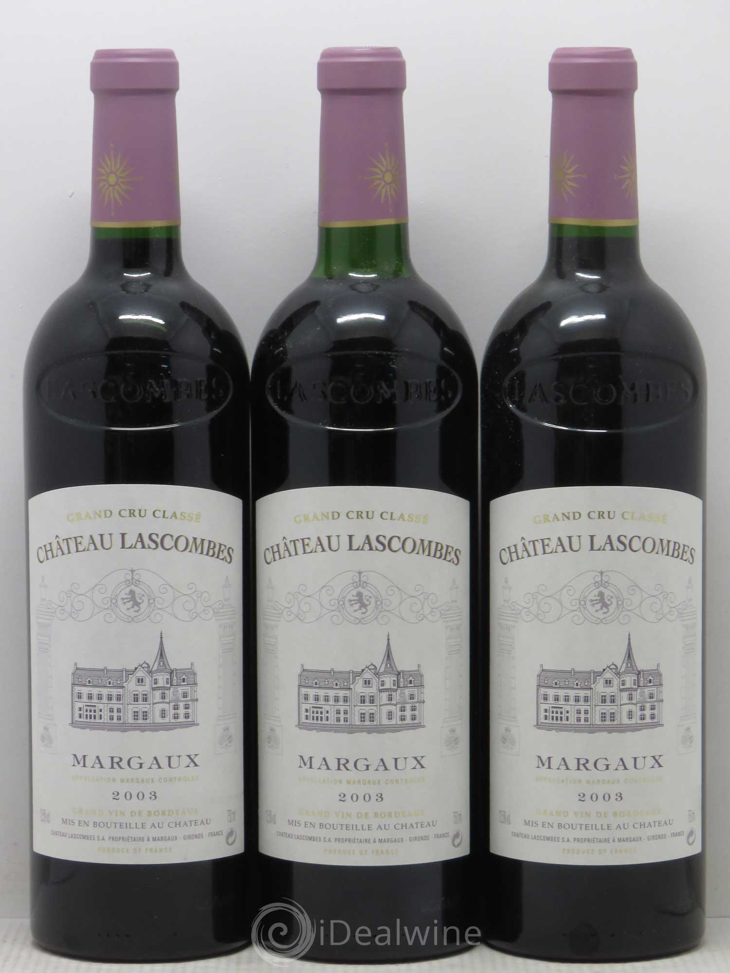 Château Lascombes 2ème Grand Cru Classé 2003 - Lot de 12 bouteilles - 1