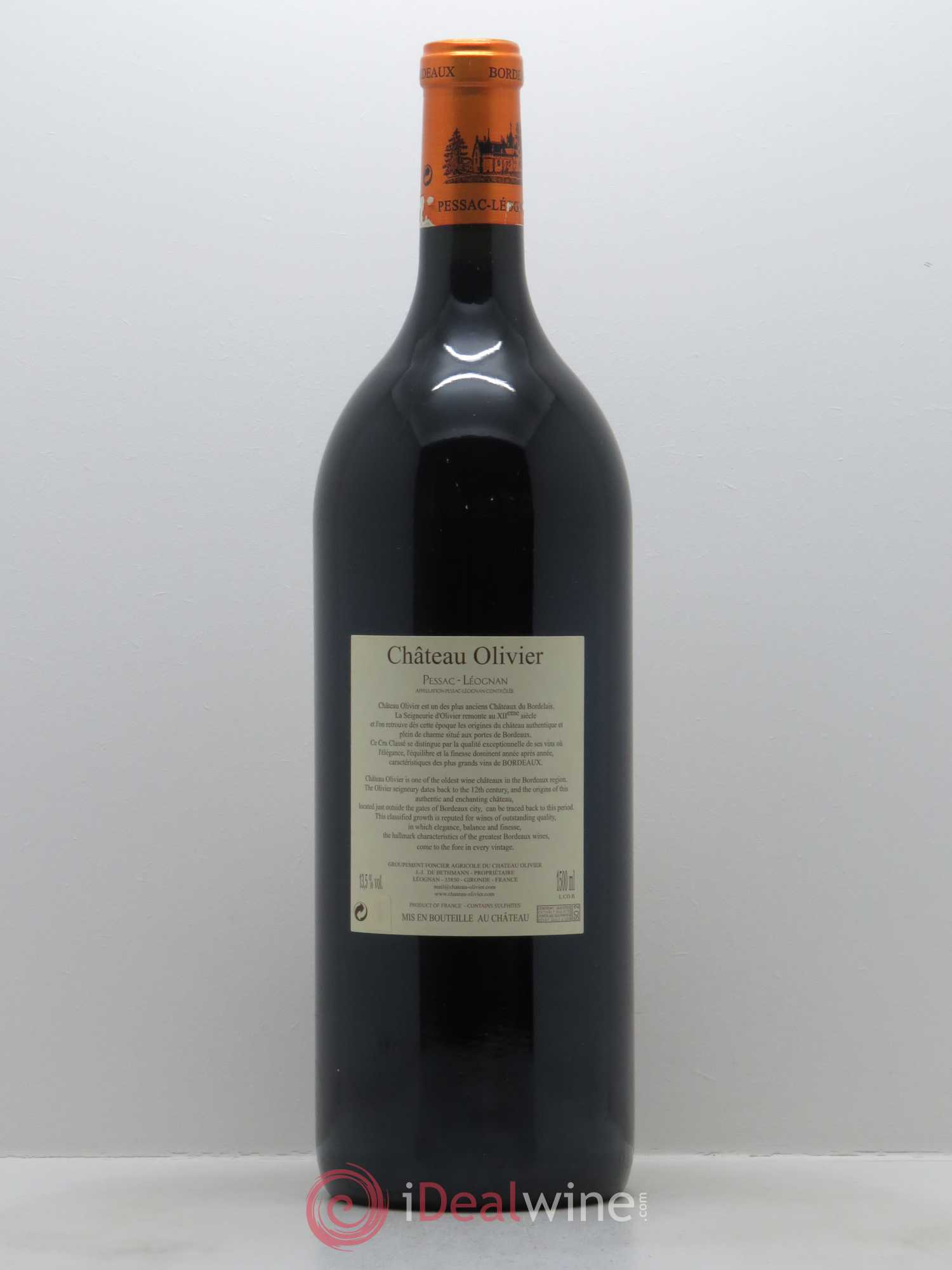Château Olivier Cru Classé de Graves 2005 - Lot de 1 magnum - 1
