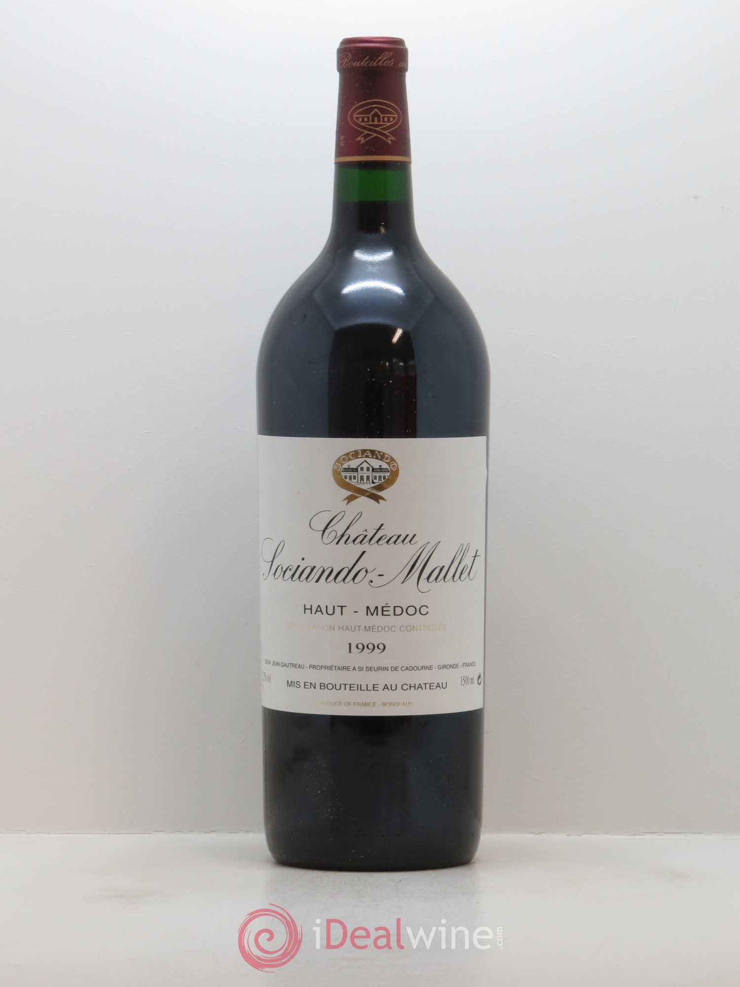 Château Sociando Mallet 1999 - Lot de 1 magnum - 0