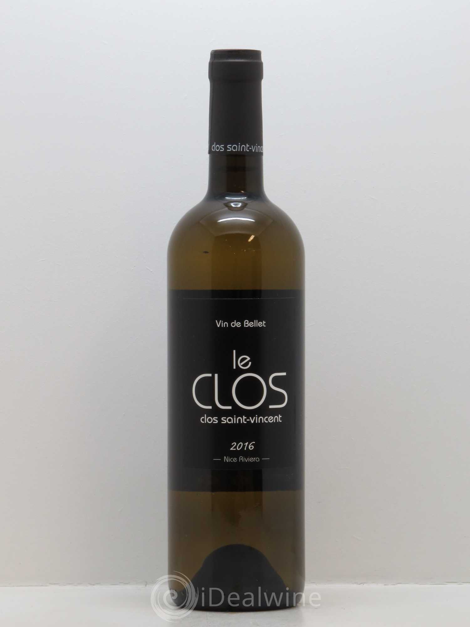 Bellet Clos Saint-Vincent Le Clos Famille Sicardi-Sergi 2016 - Lot de 1 bouteille - 0
