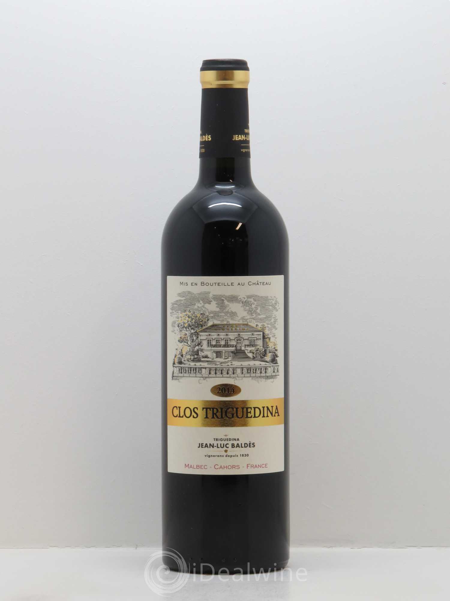 Cahors Clos Triguedina Jean-Luc Baldès 2014 - Lot de 1 bouteille - 0