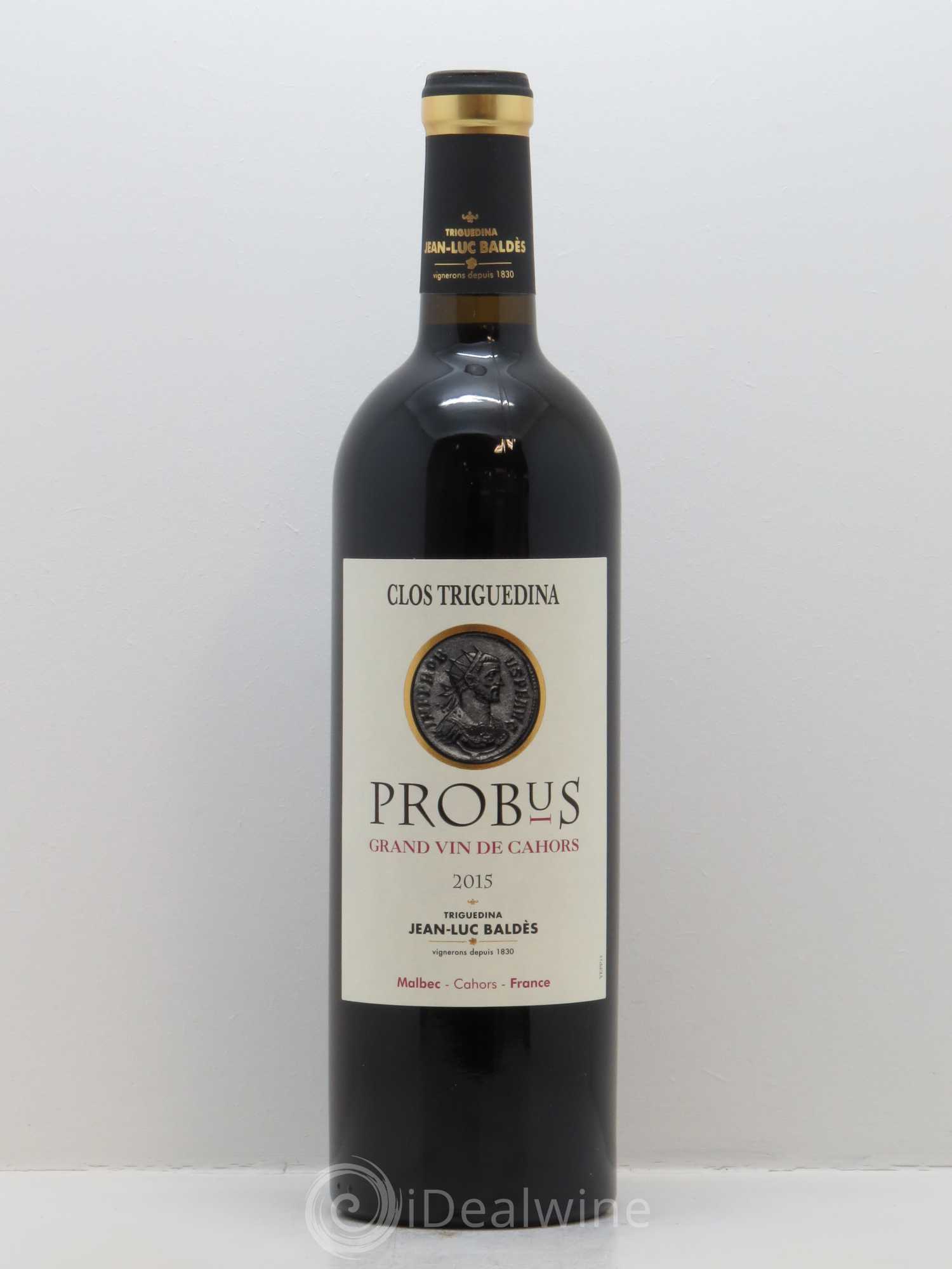 Cahors Clos Triguedina Probus Jean-Luc Baldès 2015 - Lot de 1 bouteille - 0