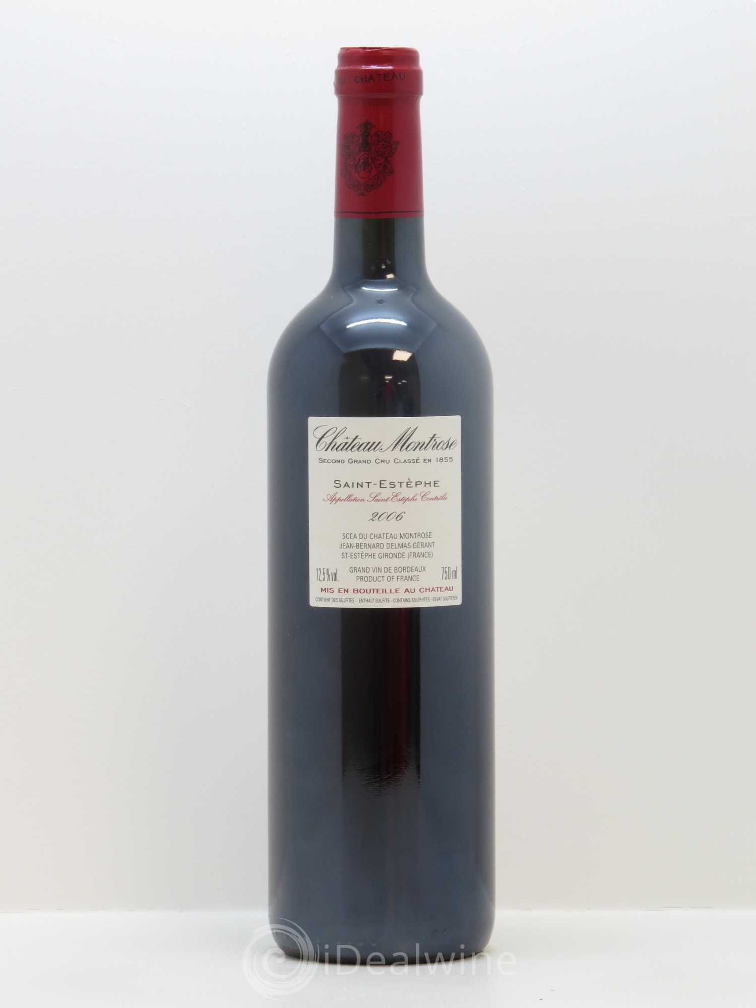 Château Montrose 2ème Grand Cru Classé 2006 - Lot de 1 bouteille - 1