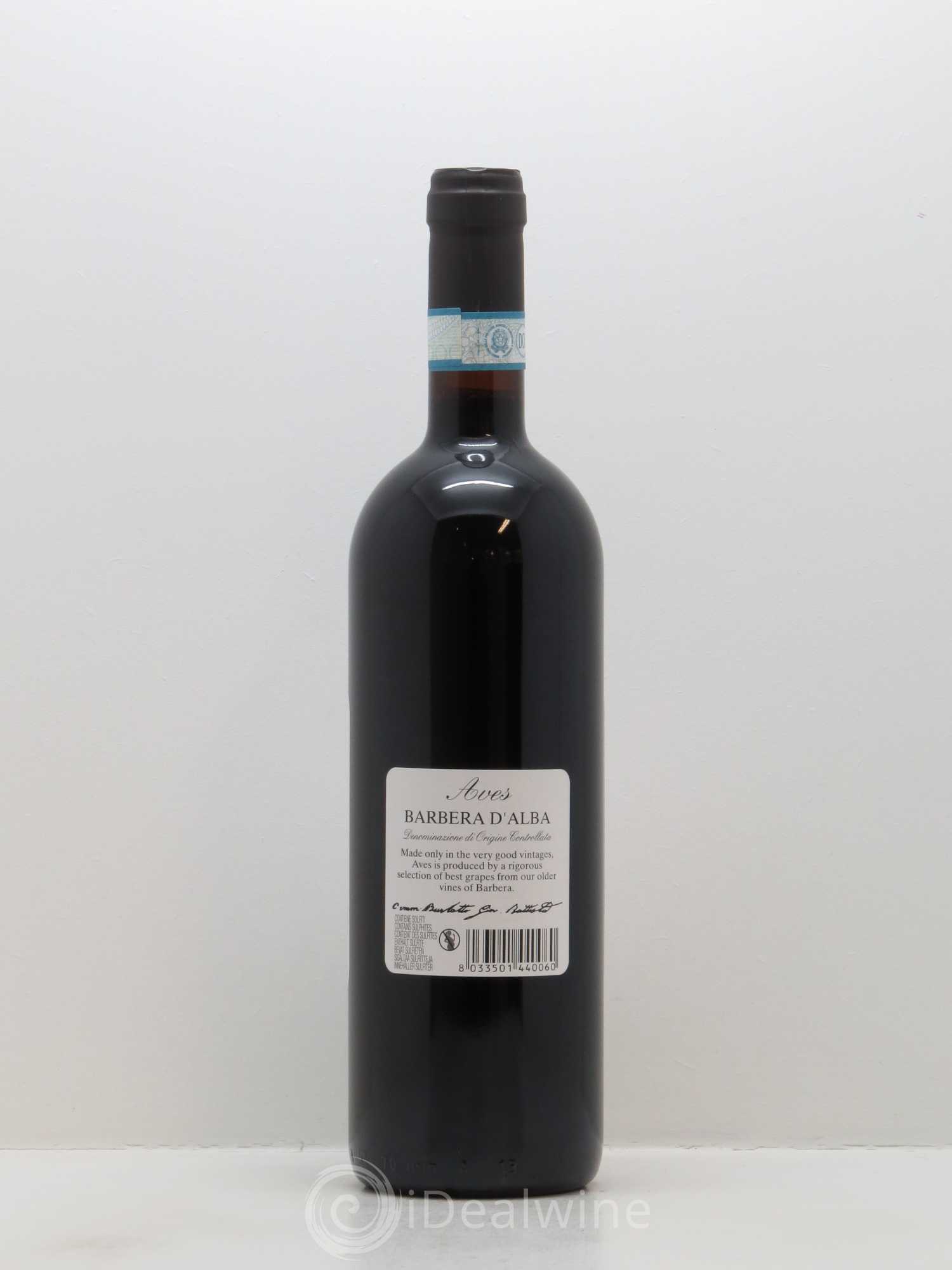 Barbera d'Alba DOC Aves Comm. Giovan Battista Burlotto 2016 - Lot de 1 bouteille - 1