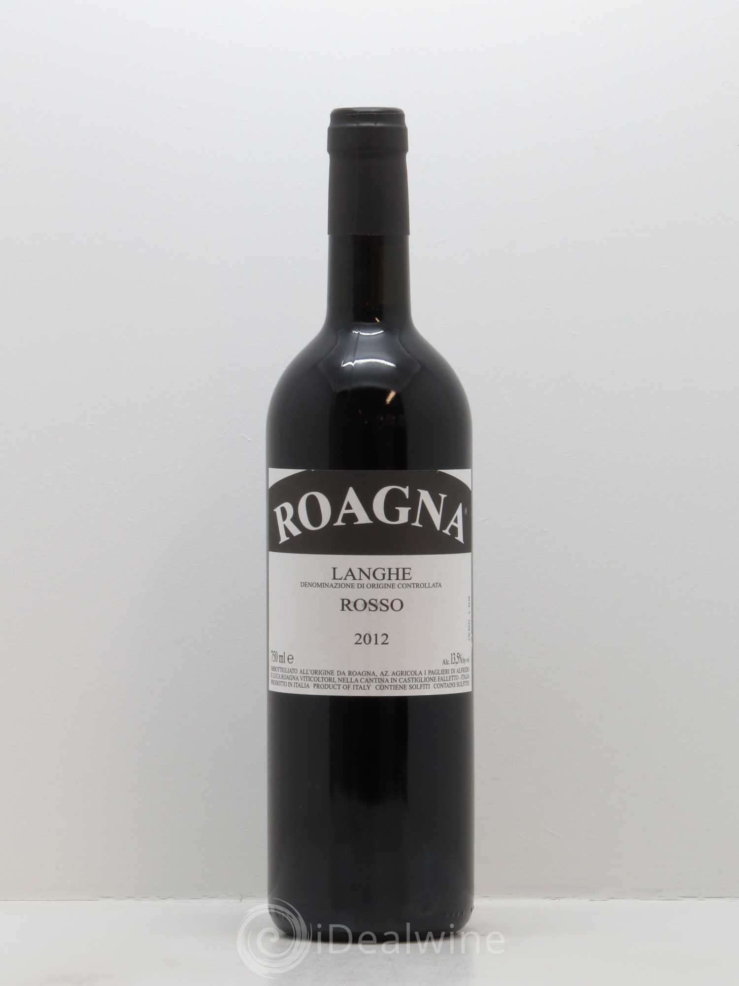 Langhe DOC Rosso Roagna 2012 - Lot de 1 bouteille - 0