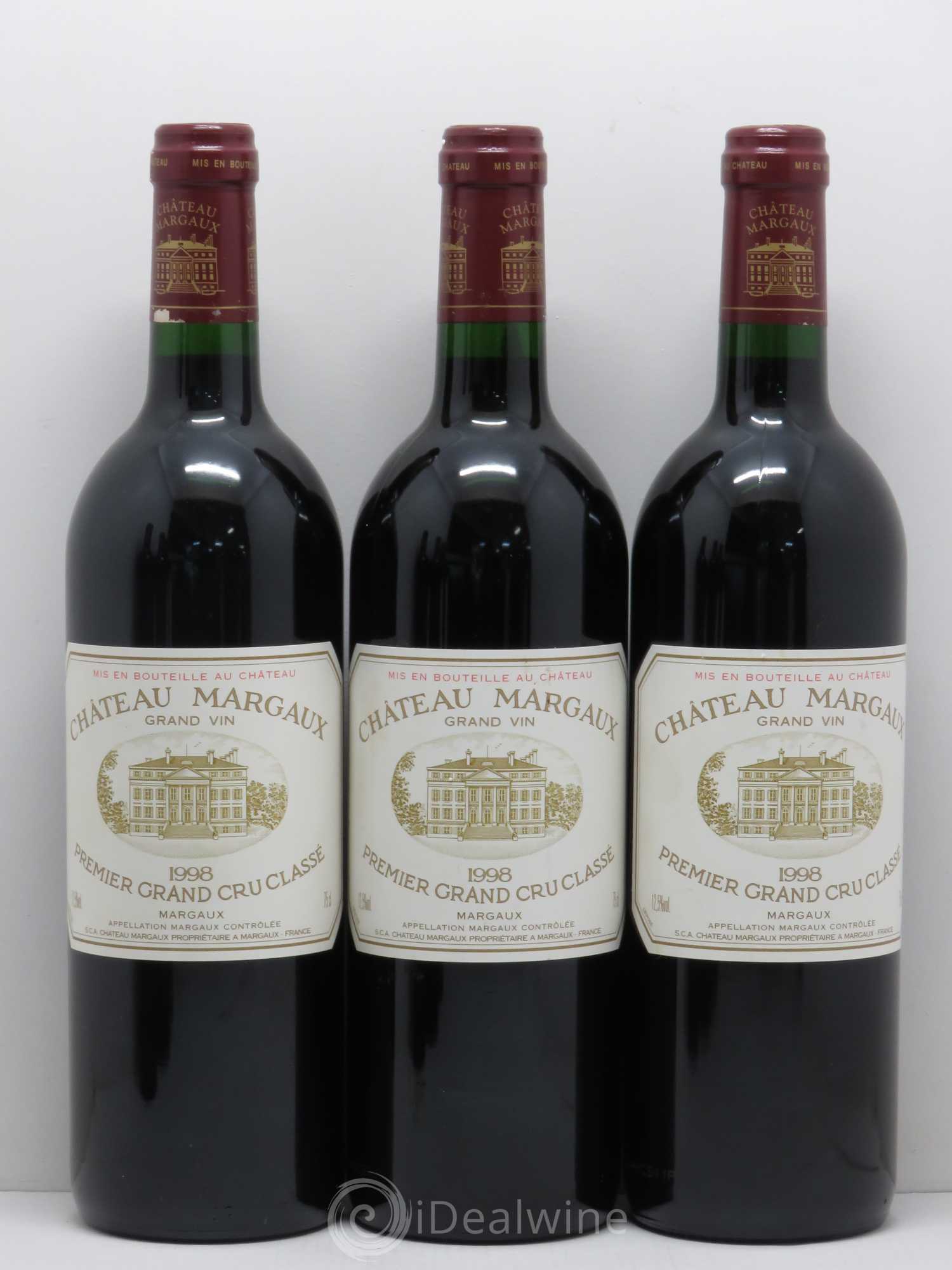 Château Margaux 1er Grand Cru Classé 1998 - Lot de 6 bouteilles - 2