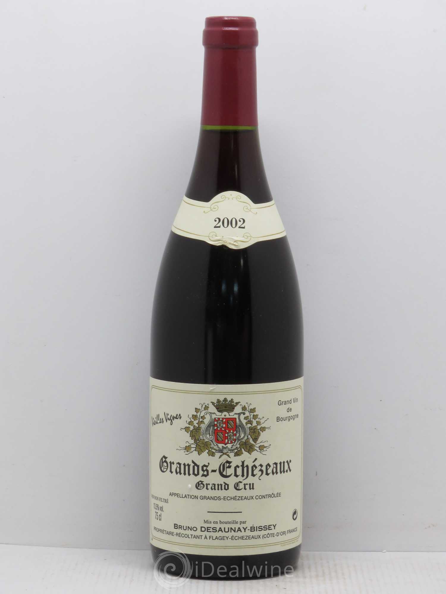 Grands-Echezeaux Grand Cru Bruno Desaunay Bissey 2002 - Posten von 1 Flasche - 0
