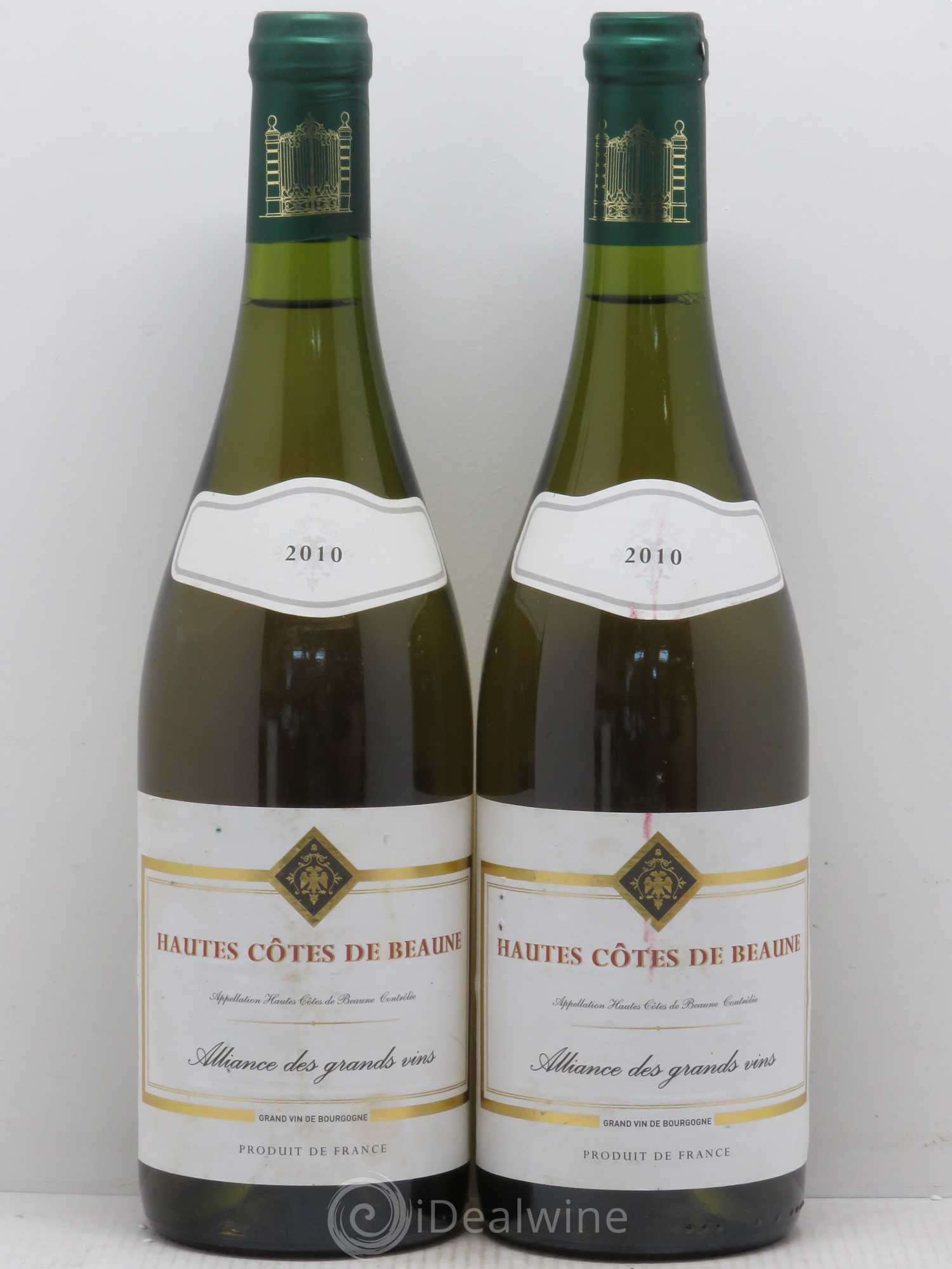 Hautes-Côtes de Beaune Alliance des grands vins 2010 - Posten von 2 Flaschen - 0