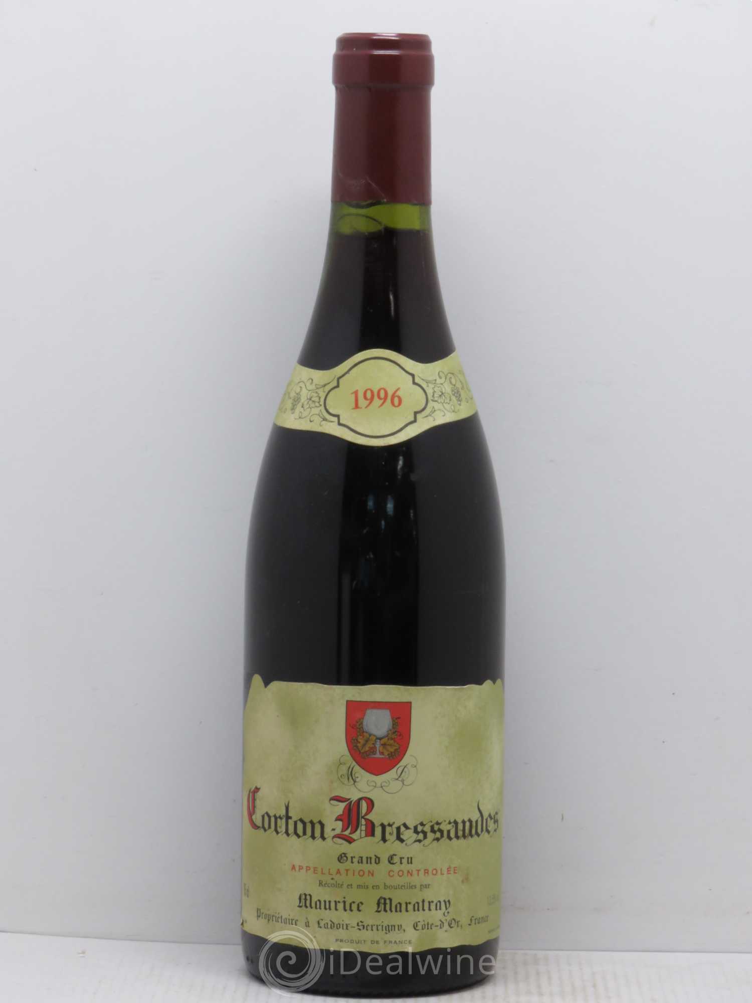 Corton Grand Cru Bressandes Maurice Maratray 1996 - Posten von 1 Flasche - 0