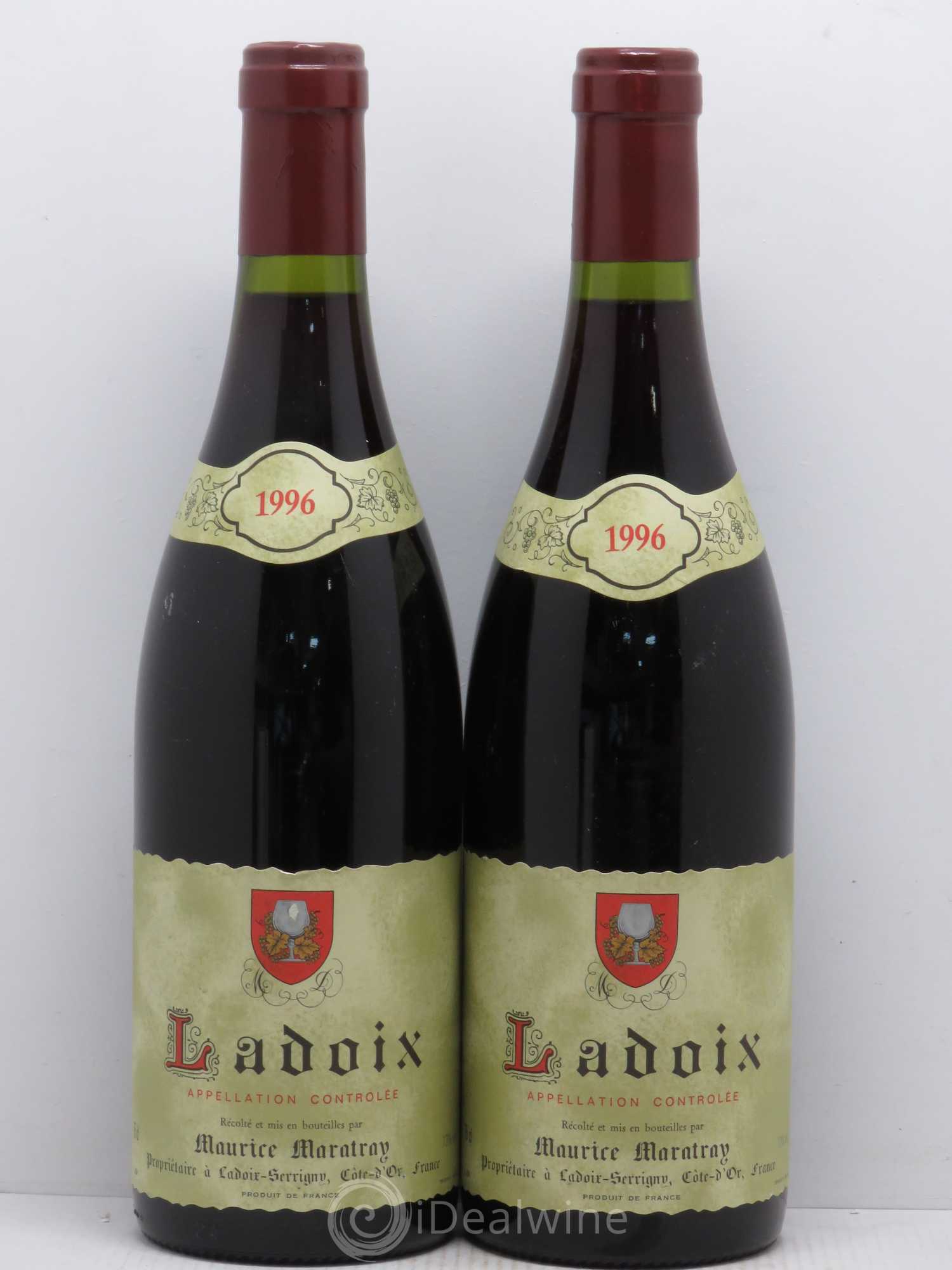Bourgogne Ladoix Maurice Maratray 1996 - Posten von 2 Flaschen - 0
