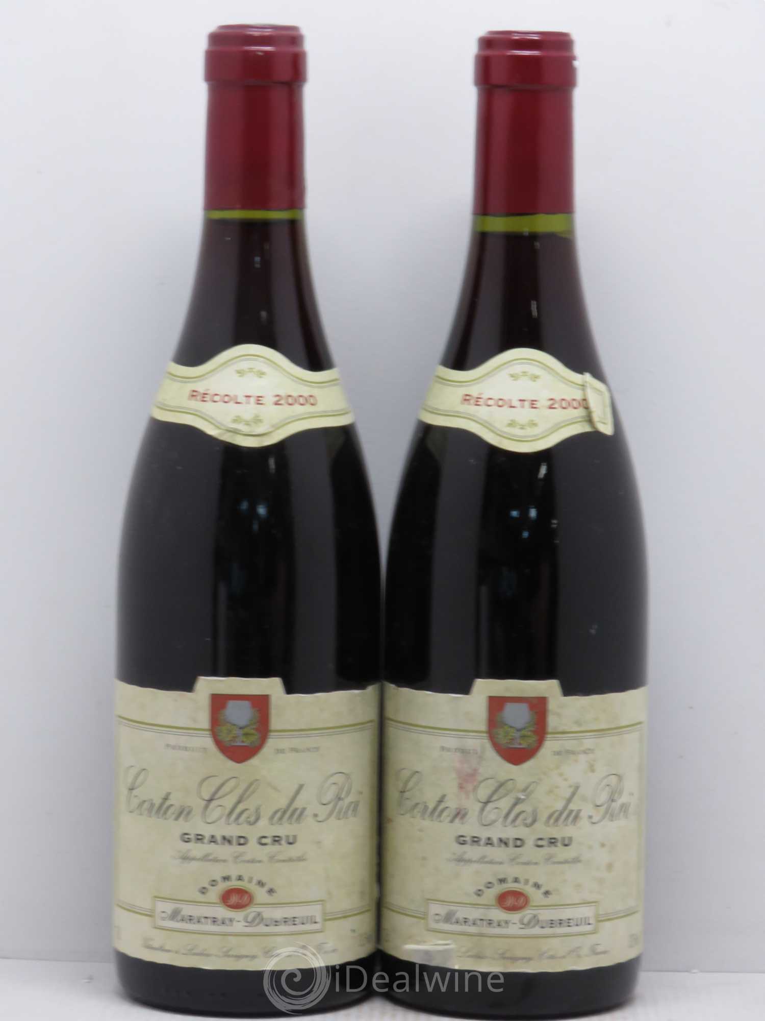Corton Grand Cru Clos Du Roi Maratray-Dubreuil 2000 - Posten von 2 Flaschen - 0