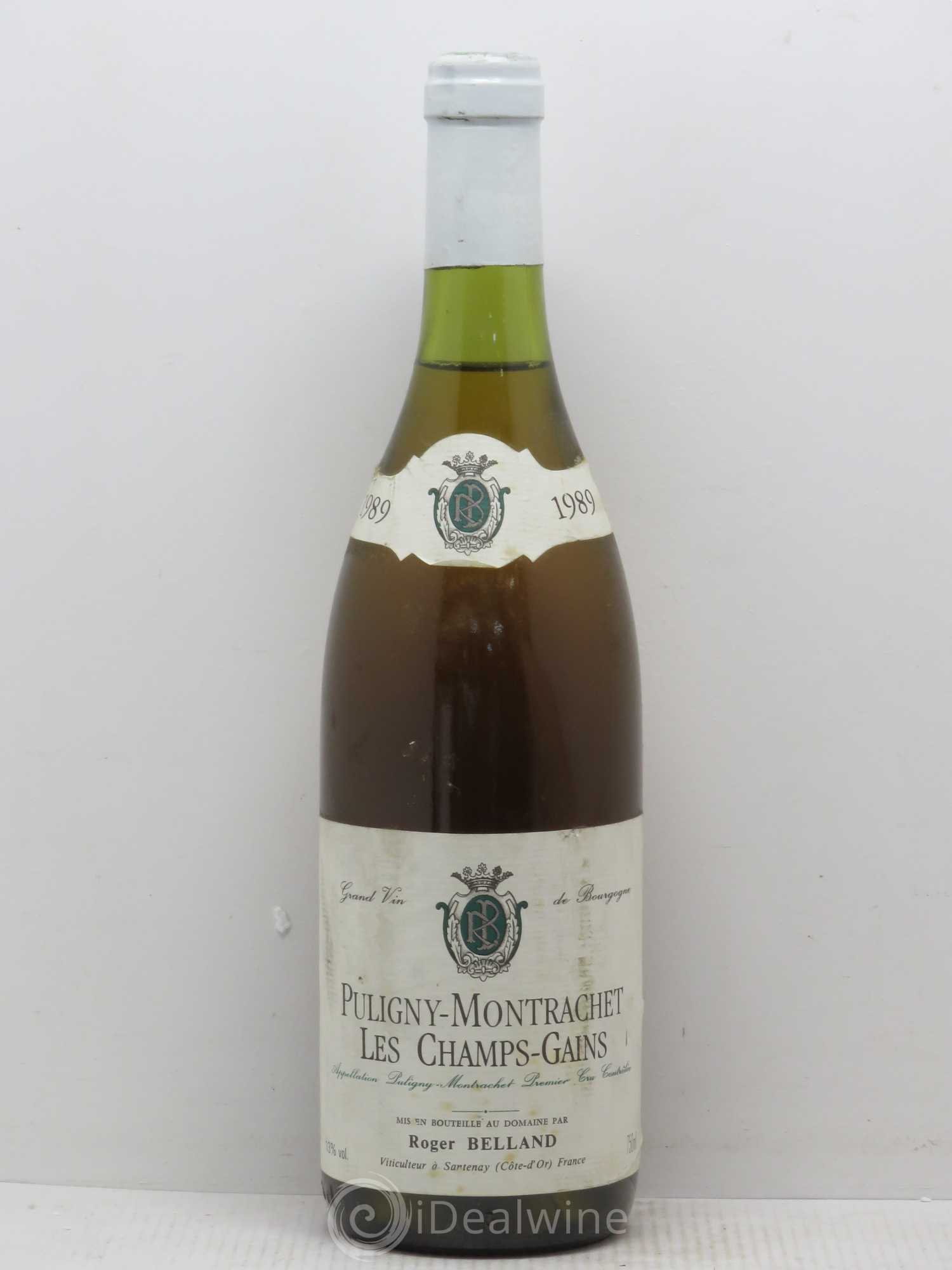 Puligny-Montrachet 1er Cru Champgain Roger Belland 1989 - Posten von 1 Flasche - 0
