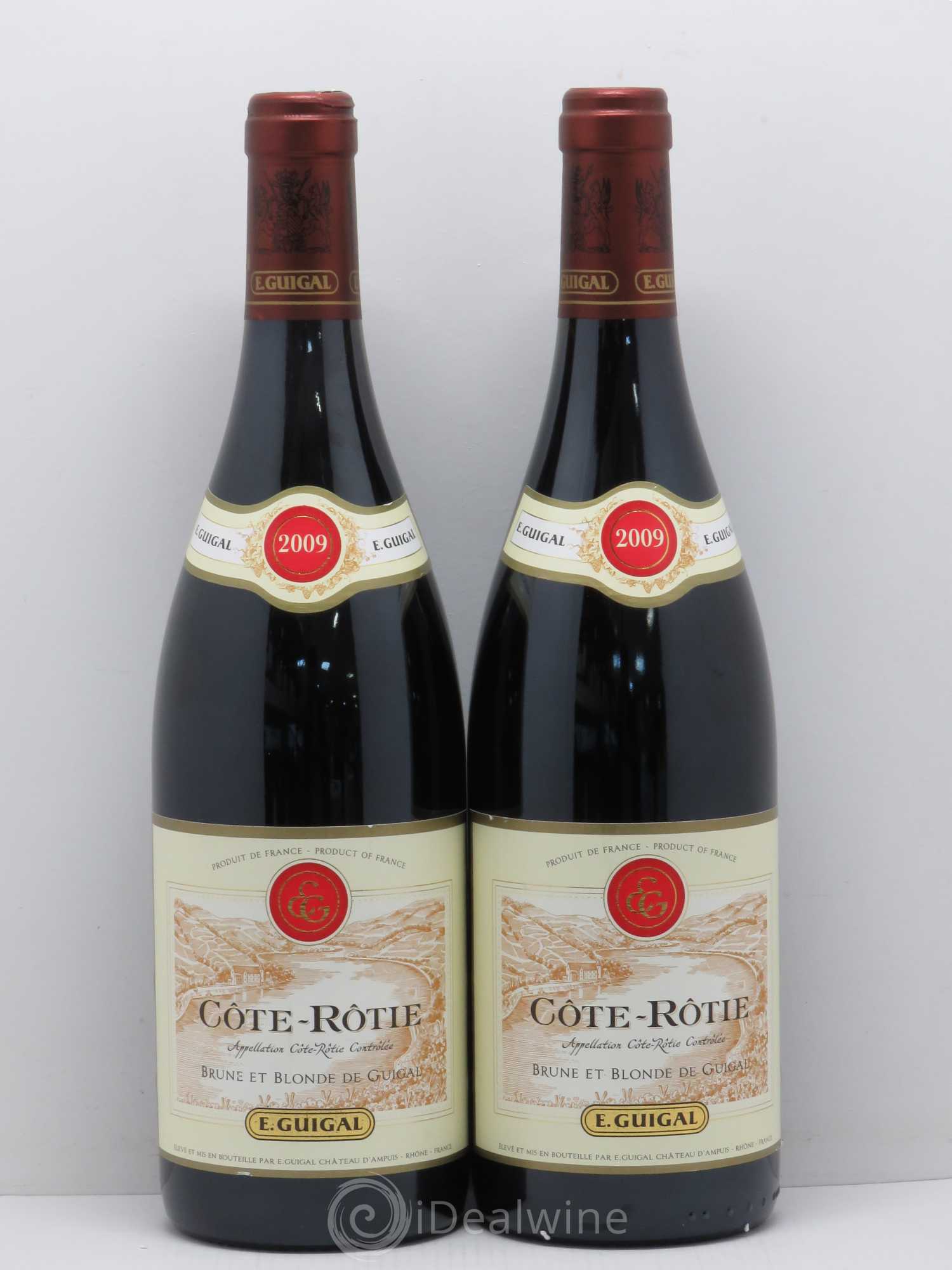 Côte-Rôtie brune et blonde de Guigal (sans prix de réserve) 2009 - Posten von 2 Flaschen - 0