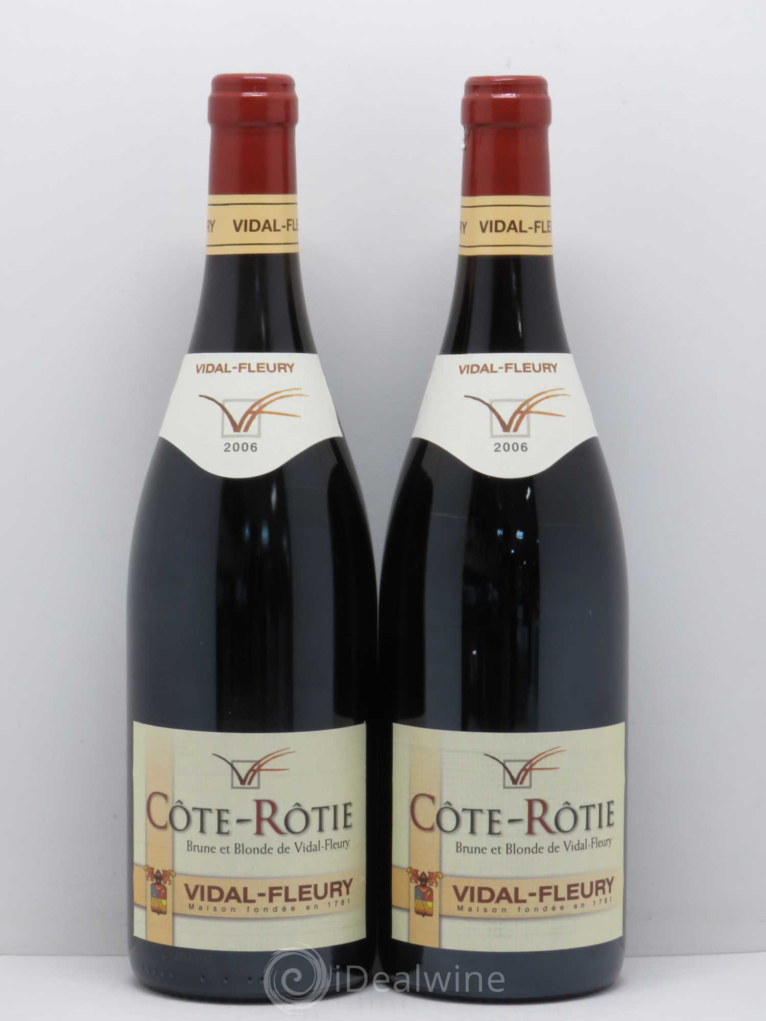 Côte-Rôtie Vidal Fleury 2006 - Lot de 2 bouteilles - 0
