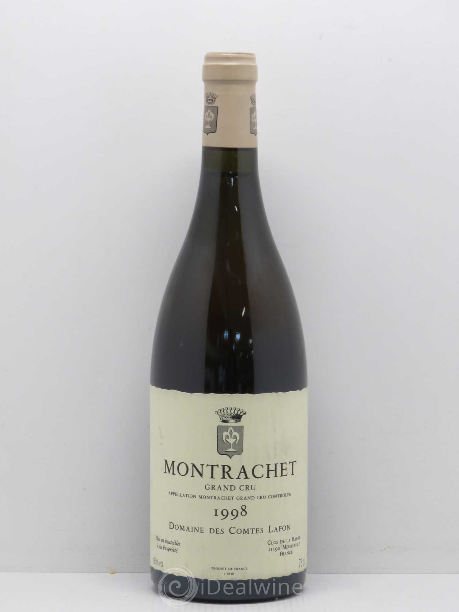 Montrachet Grand Cru Comtes Lafon (Domaine des) 1998 - Lot de 1 bouteille - 0