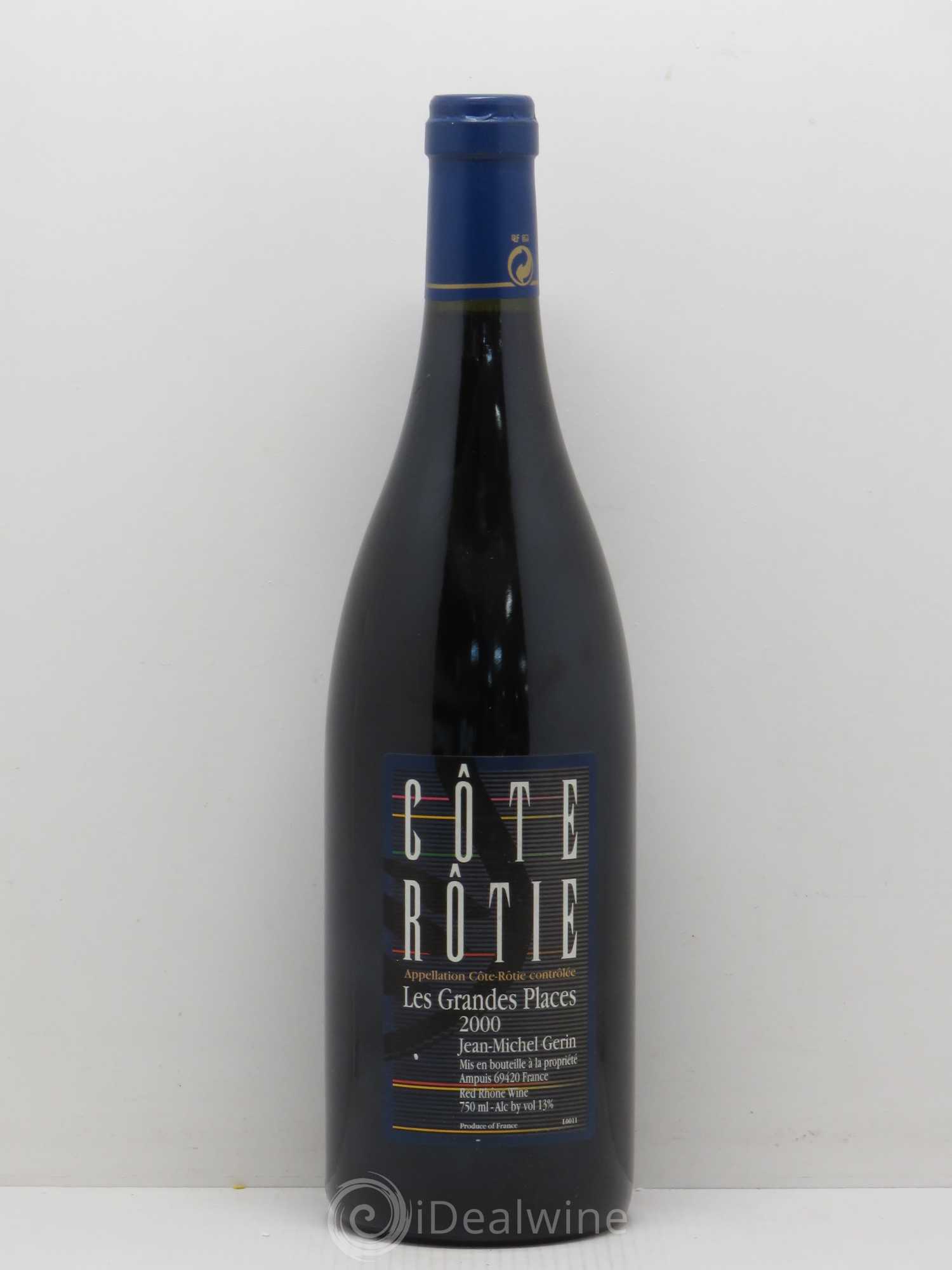 Côte-Rôtie Les Grandes Places Jean-Michel Gerin 2000 - Lot de 1 bouteille - 0