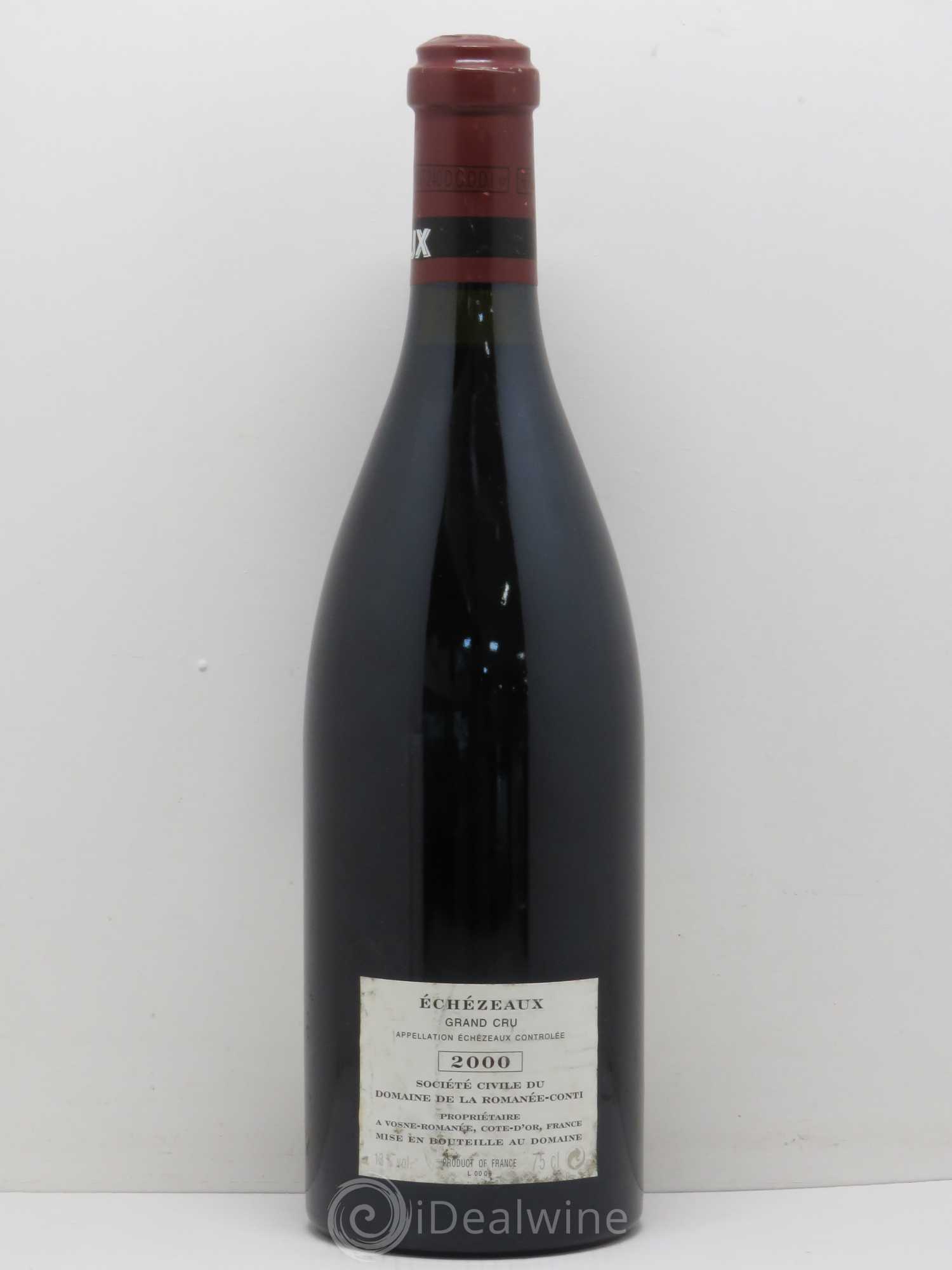 Echezeaux Grand Cru Domaine de la Romanée-Conti 2000 - Lot de 1 bouteille - 1