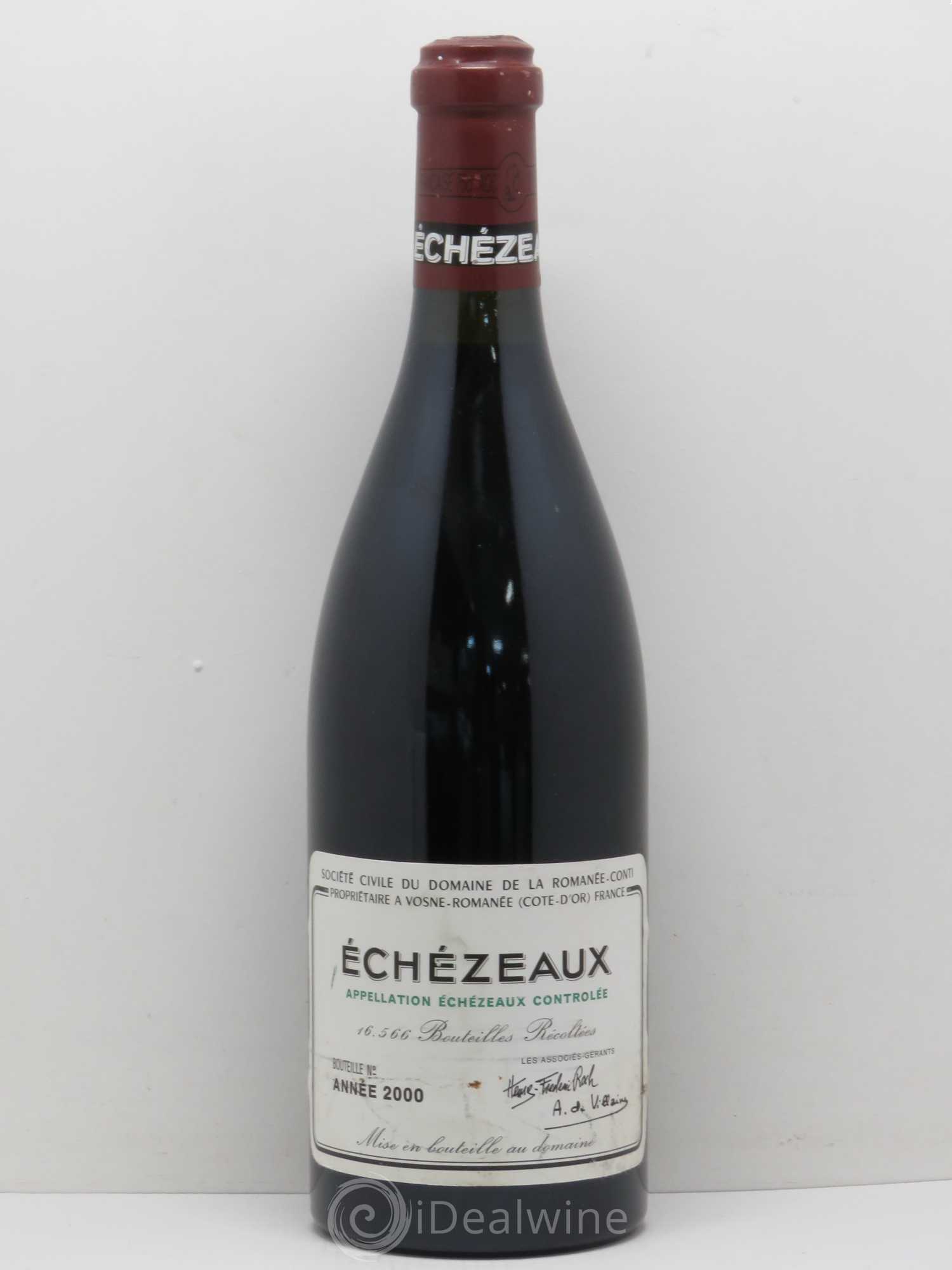 Echezeaux Grand Cru Domaine de la Romanée-Conti 2000 - Lot de 1 bouteille - 0