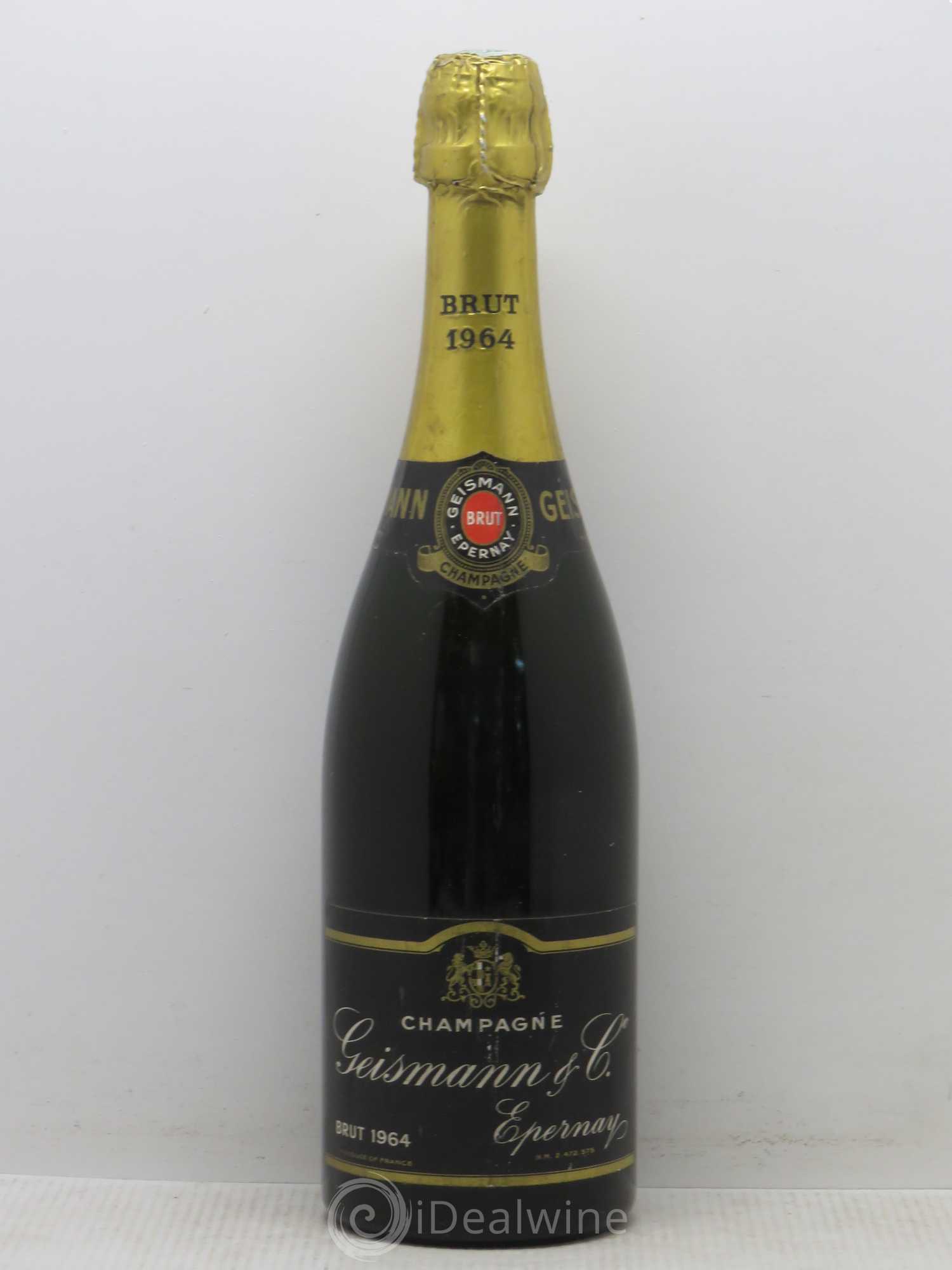Champagne Geismann 1964 - Lot de 1 bouteille - 0