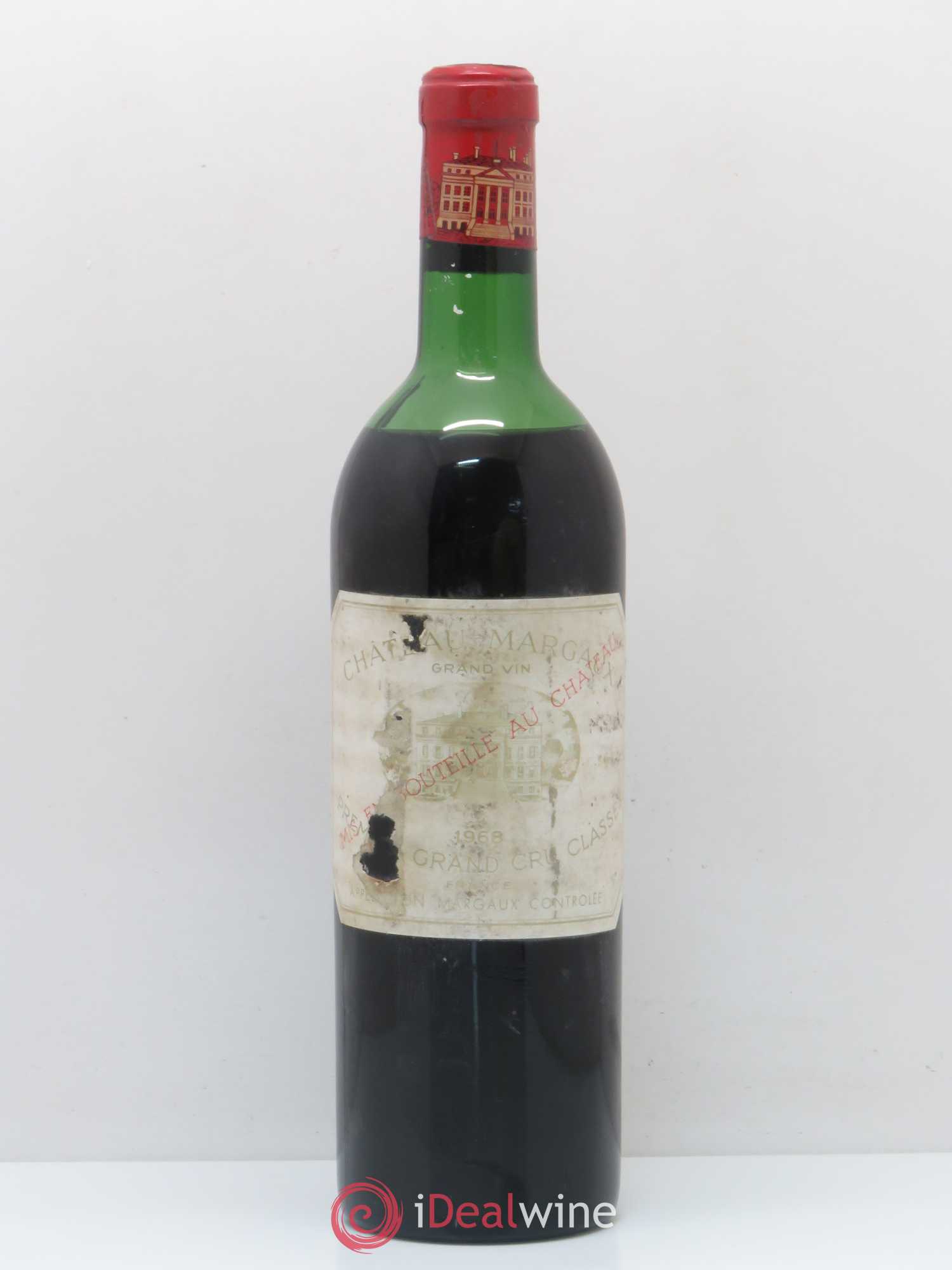 Château Margaux 1er Grand Cru Classé 1968 - Lot de 1 bouteille - 0
