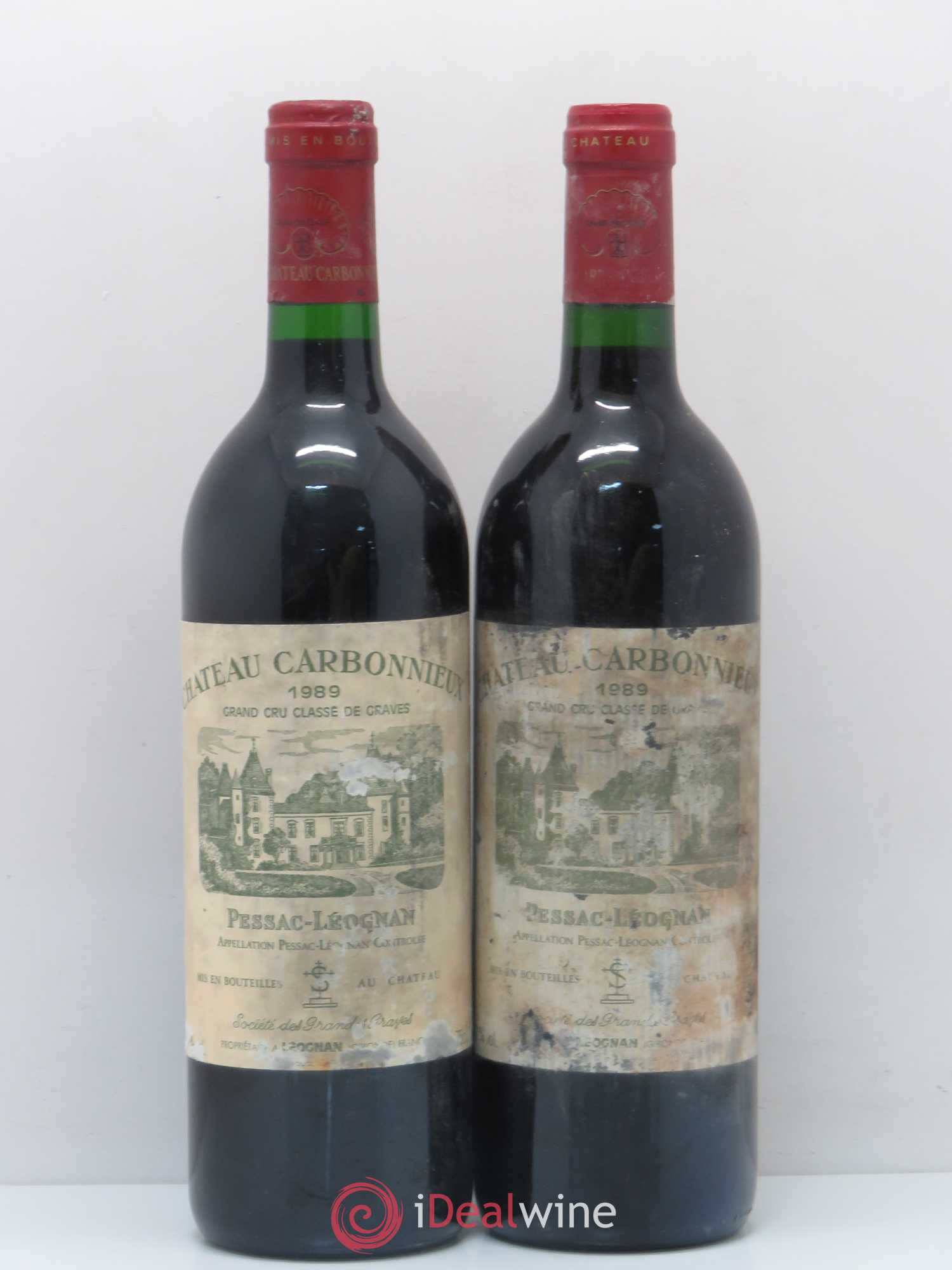 Château Carbonnieux Cru Classé de Graves 1989 - Lot de 5 bouteilles - 2