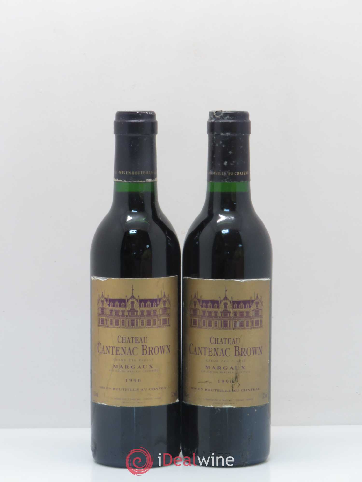 Château Cantenac Brown 3ème Grand Cru Classé 1990 - Lot de 5 demi bouteilles - 2