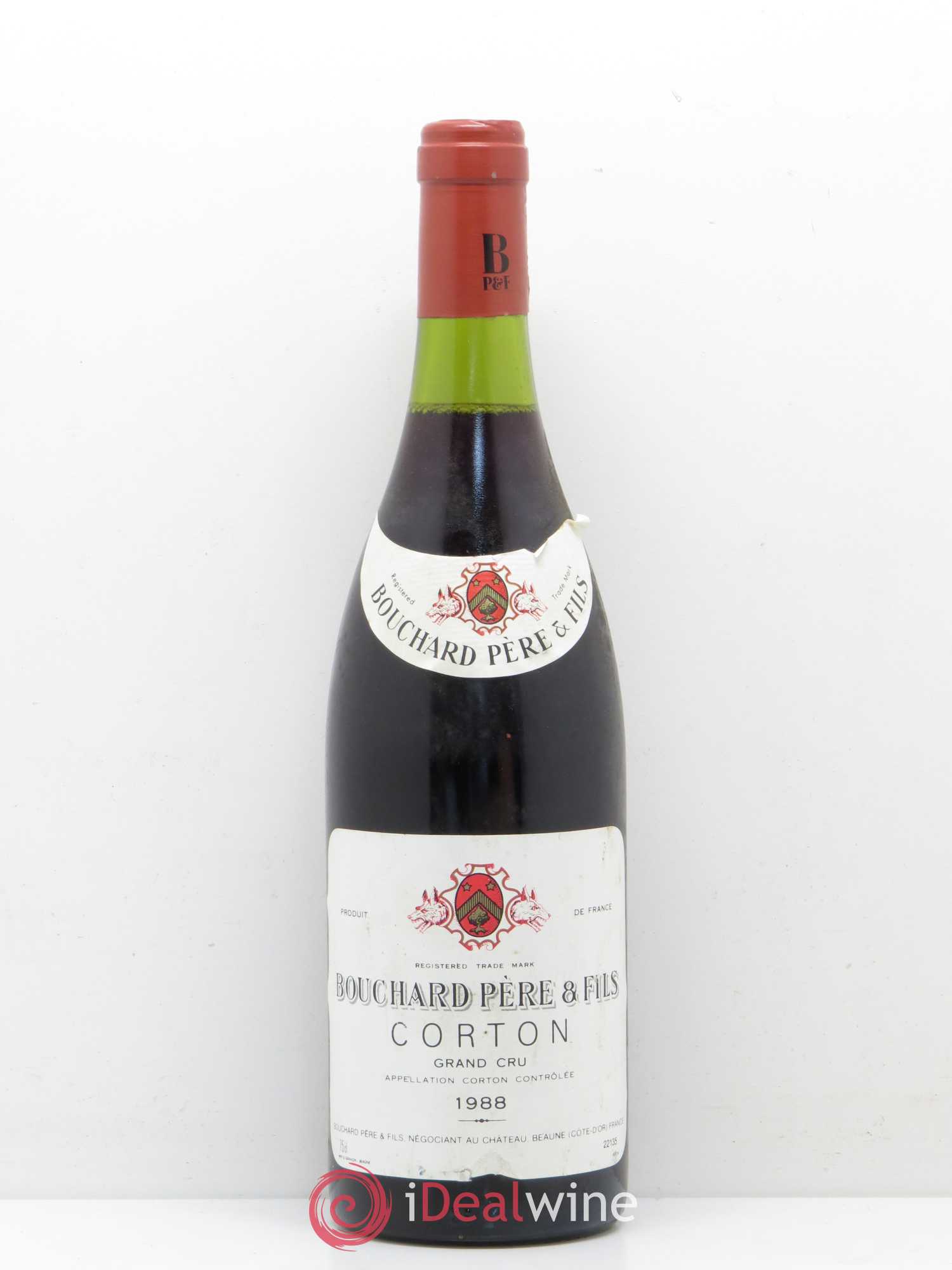 Corton Grand Cru Le Corton Bouchard Père & Fils 1988 - Lot de 1 bouteille - 0