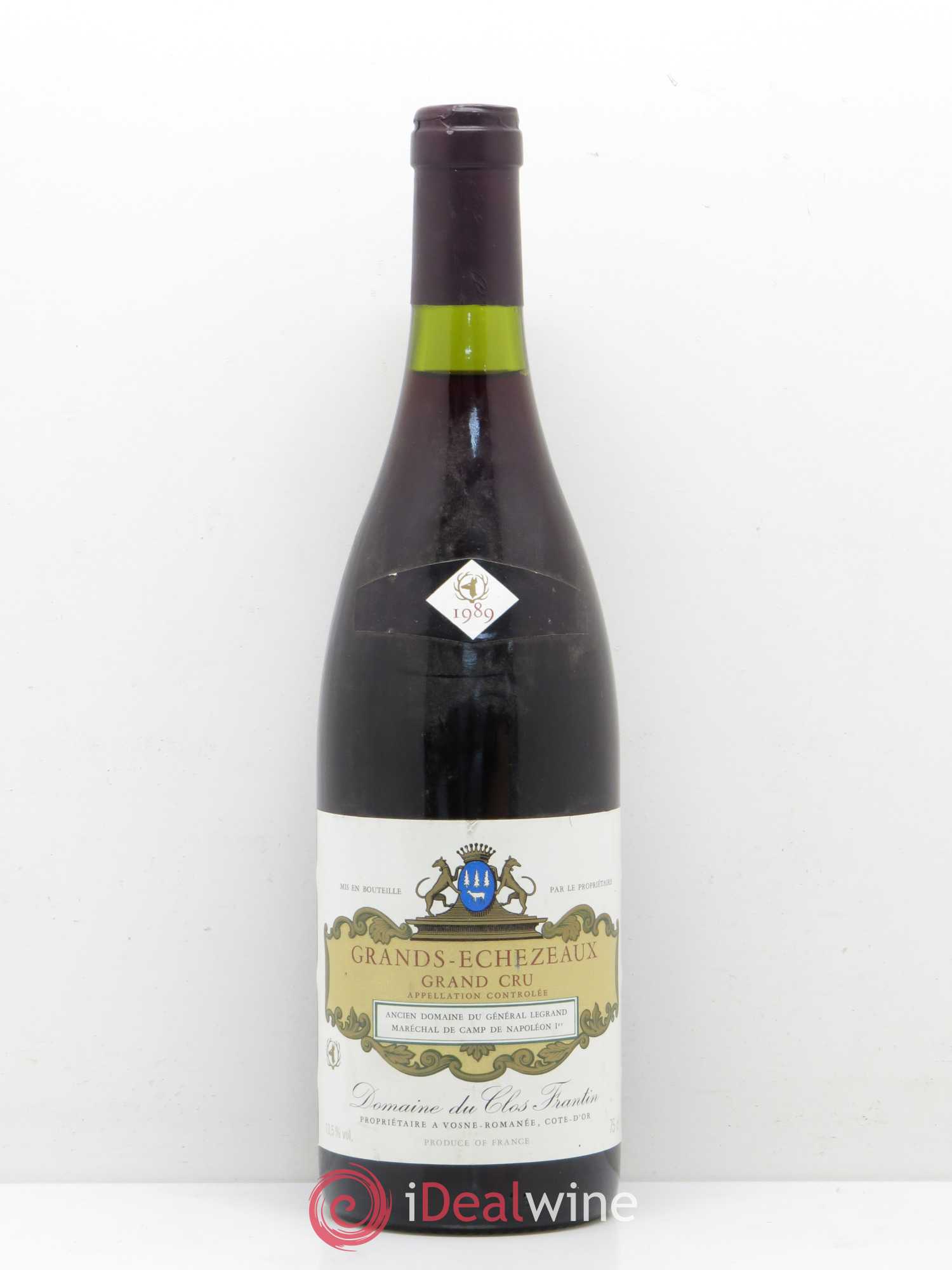 Grands-Echezeaux Grand Cru Clos Frantin - Albert Bichot 1989 - Lot de 1 bouteille - 0