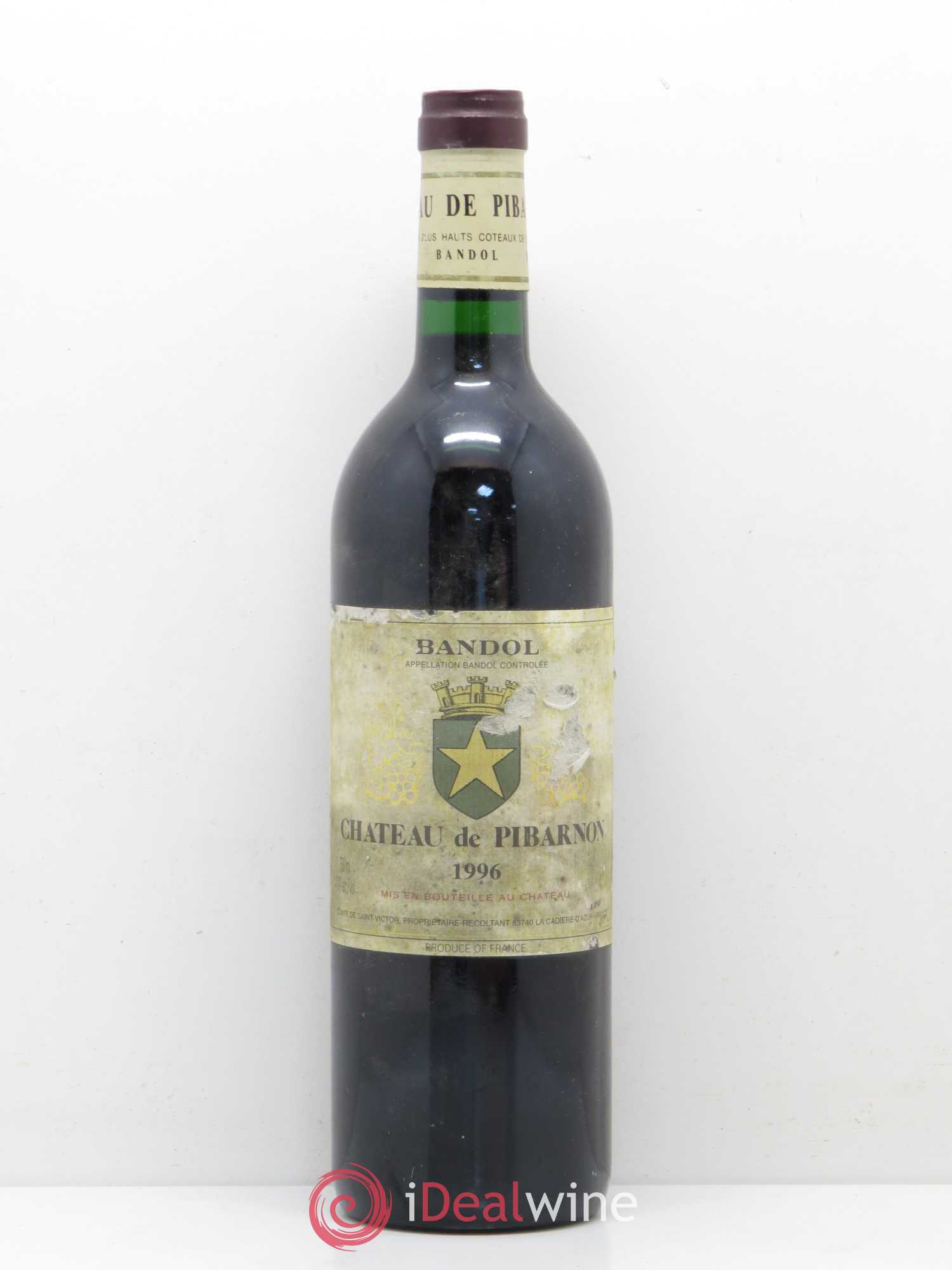Bandol Château de Pibarnon Comte de Saint-Victor 1996 - Lot de 1 bouteille - 0