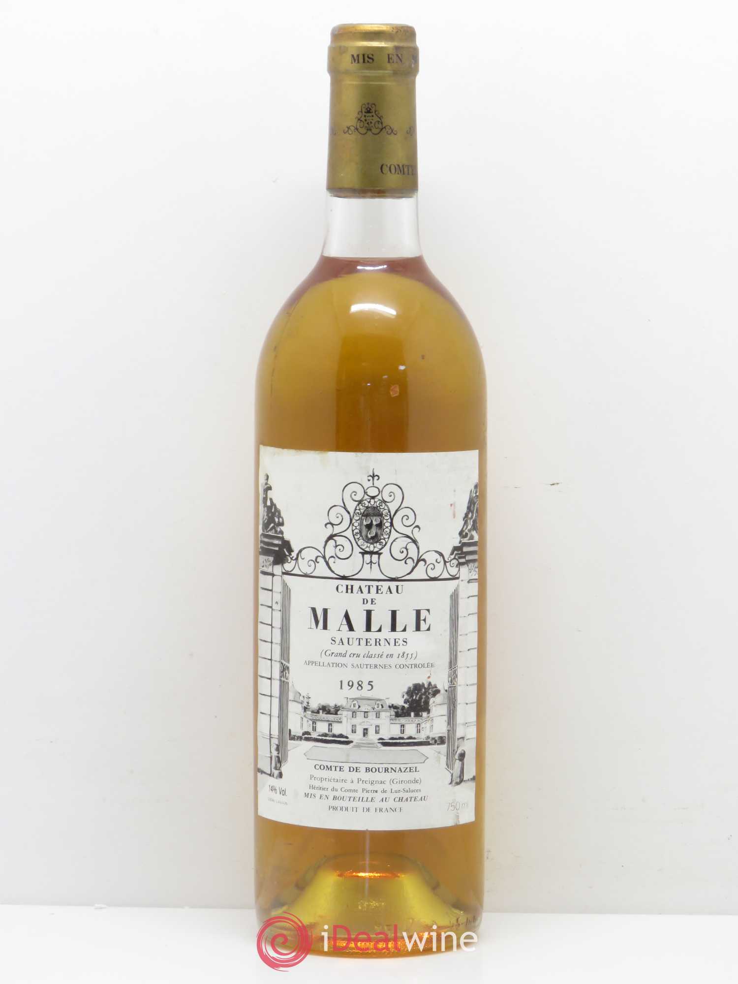 Château de Malle 2ème Grand Cru Classé 1985 - Lotto di 1 bottiglia - 0