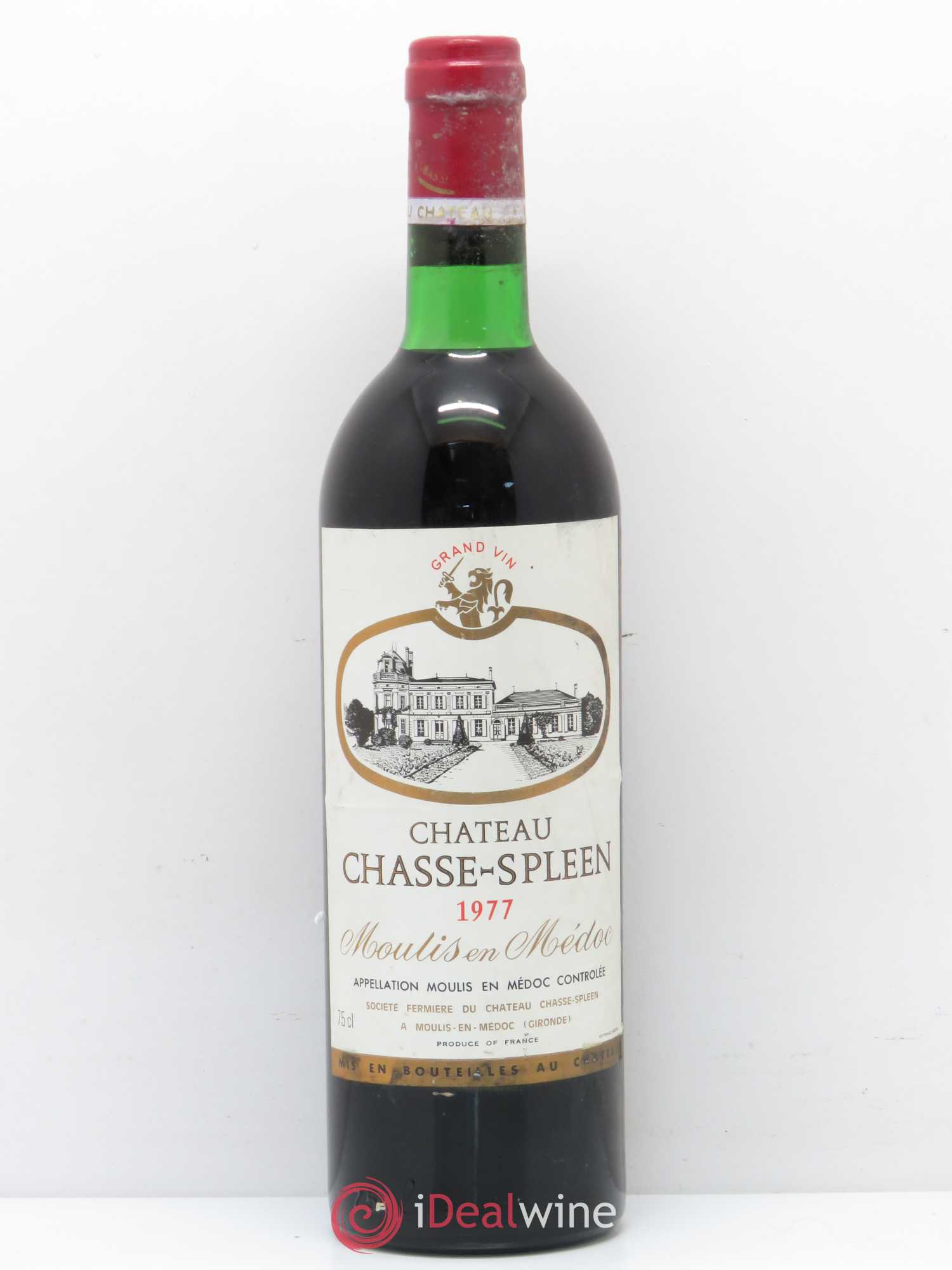 Château Chasse Spleen 1977 - Lot de 1 bouteille - 0