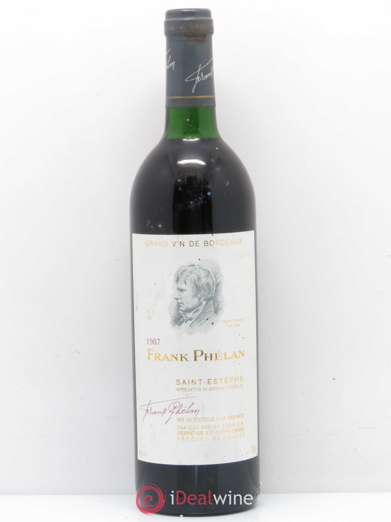 Frank Phélan Second Vin 1987 - Lot de 1 bouteille - 0