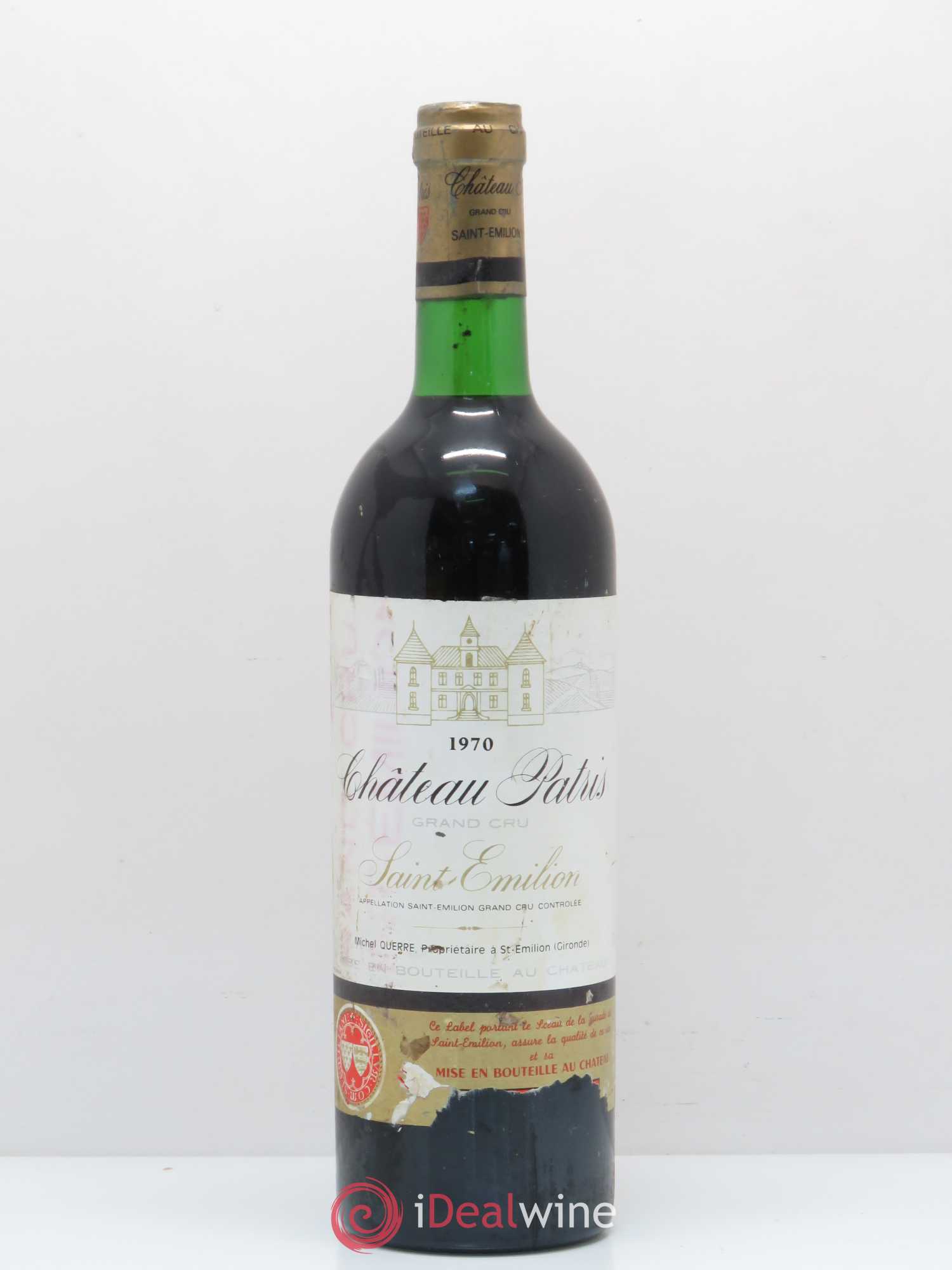 Château Patris 1970 - Lot de 1 bouteille - 0