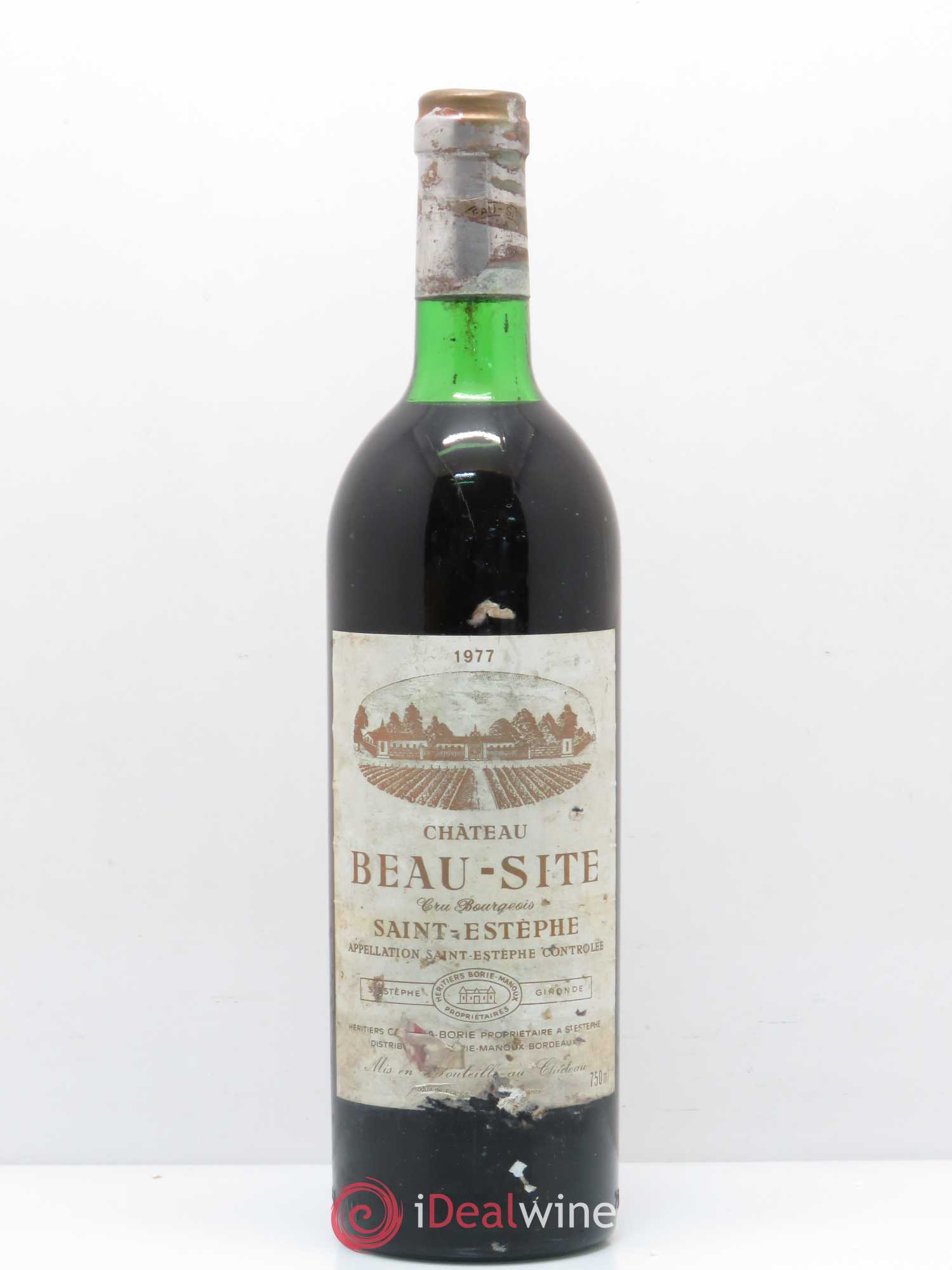 Château Beau Site Cru Bourgeois 1977 - Lot de 1 bouteille - 0
