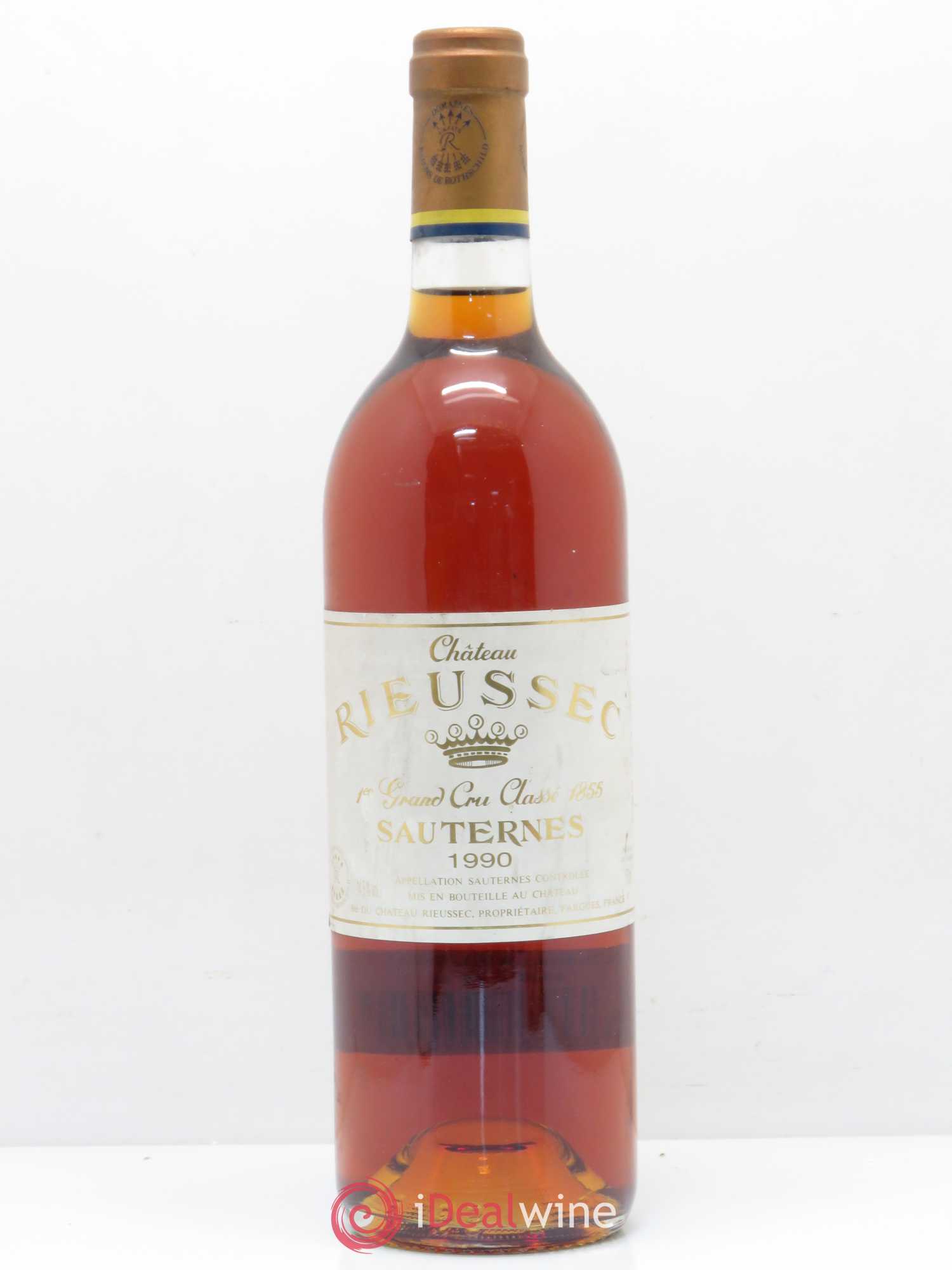 Château Rieussec 1er Grand Cru Classé 1990 - Posten von 1 Flasche - 0
