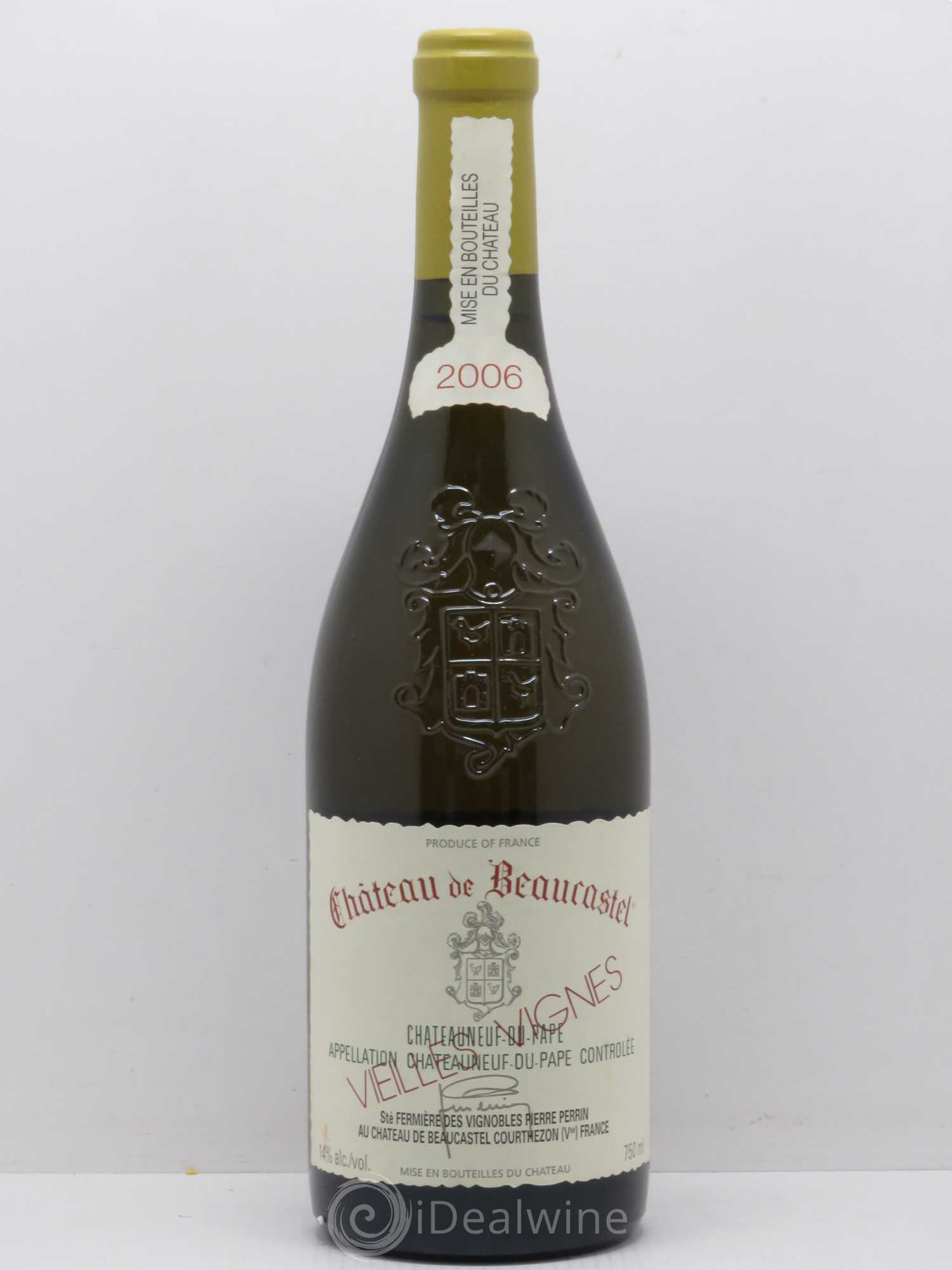 Châteauneuf-du-Pape Château de Beaucastel Famille Perrin 2006 - Lot de 1 bouteille - 0
