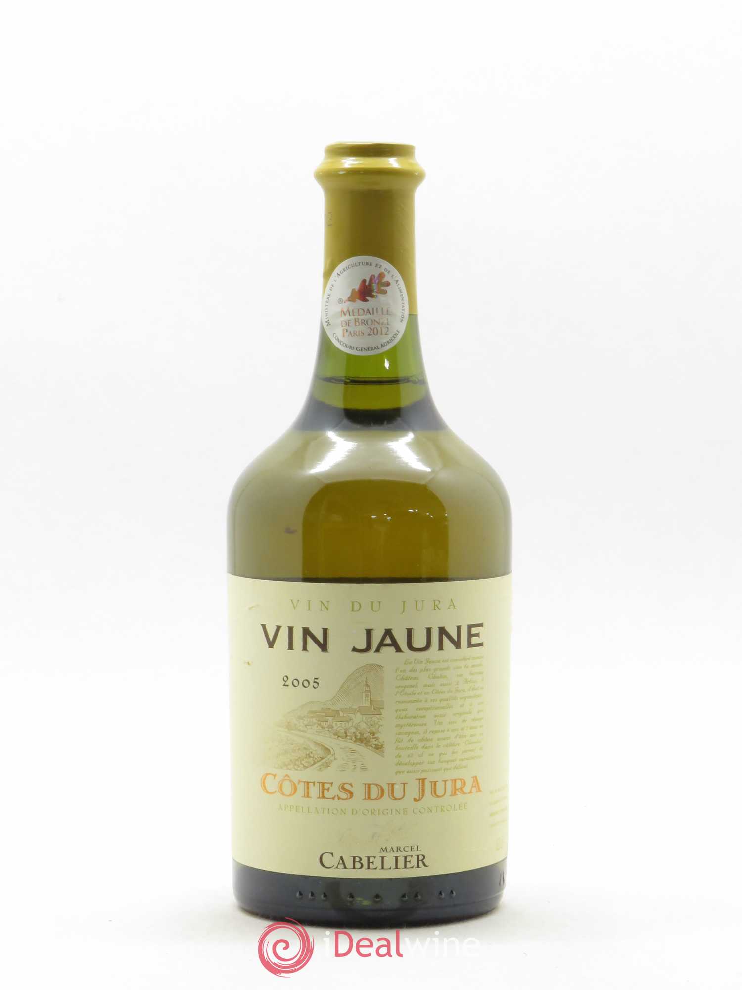 Arbois Vin Jaune Marcel Cabelier 2005 - Lot de 1 bouteille - 0