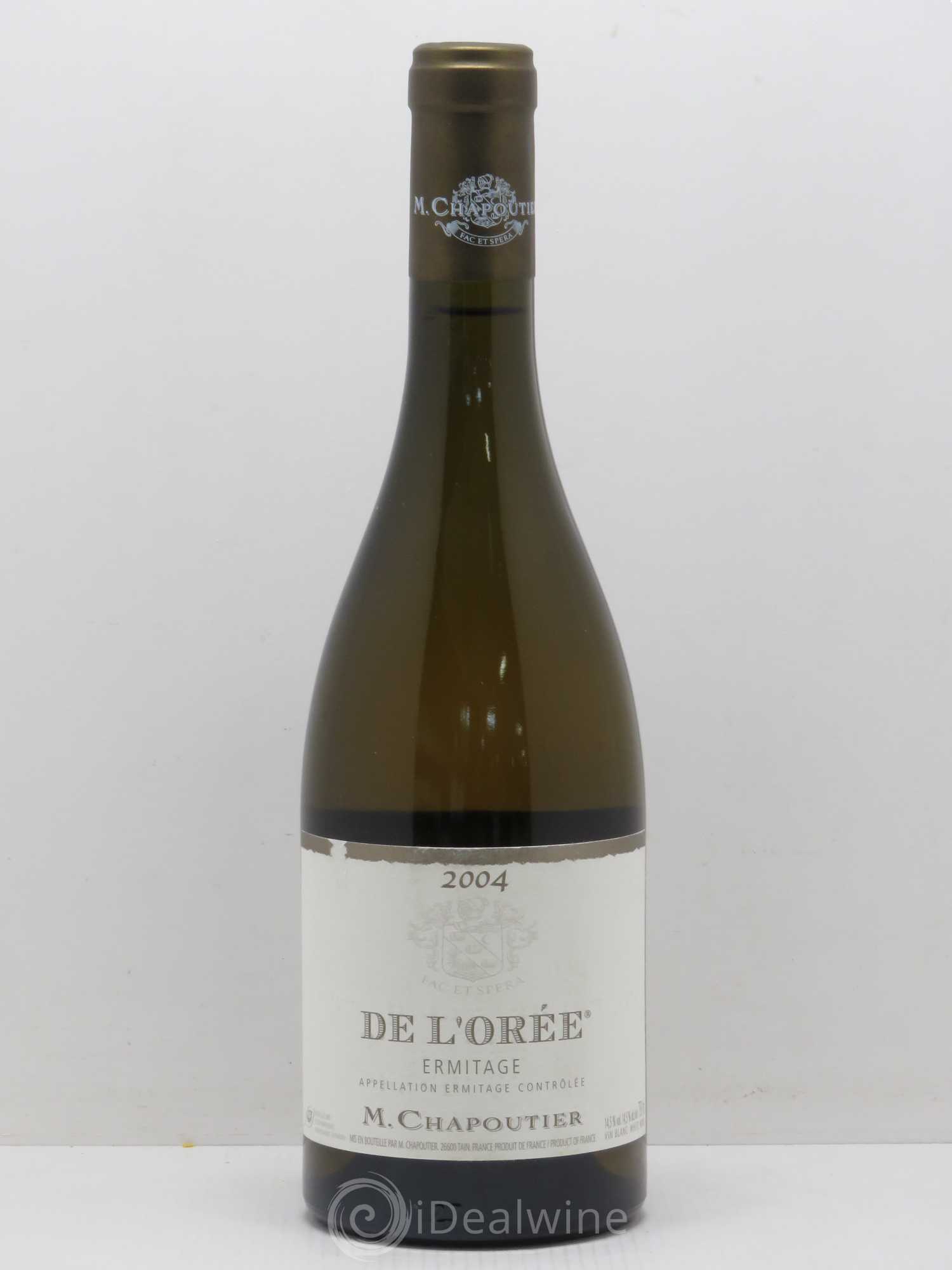 Hermitage Ermitage de l'Orée Chapoutier 2004 - Lot de 1 bouteille - 0