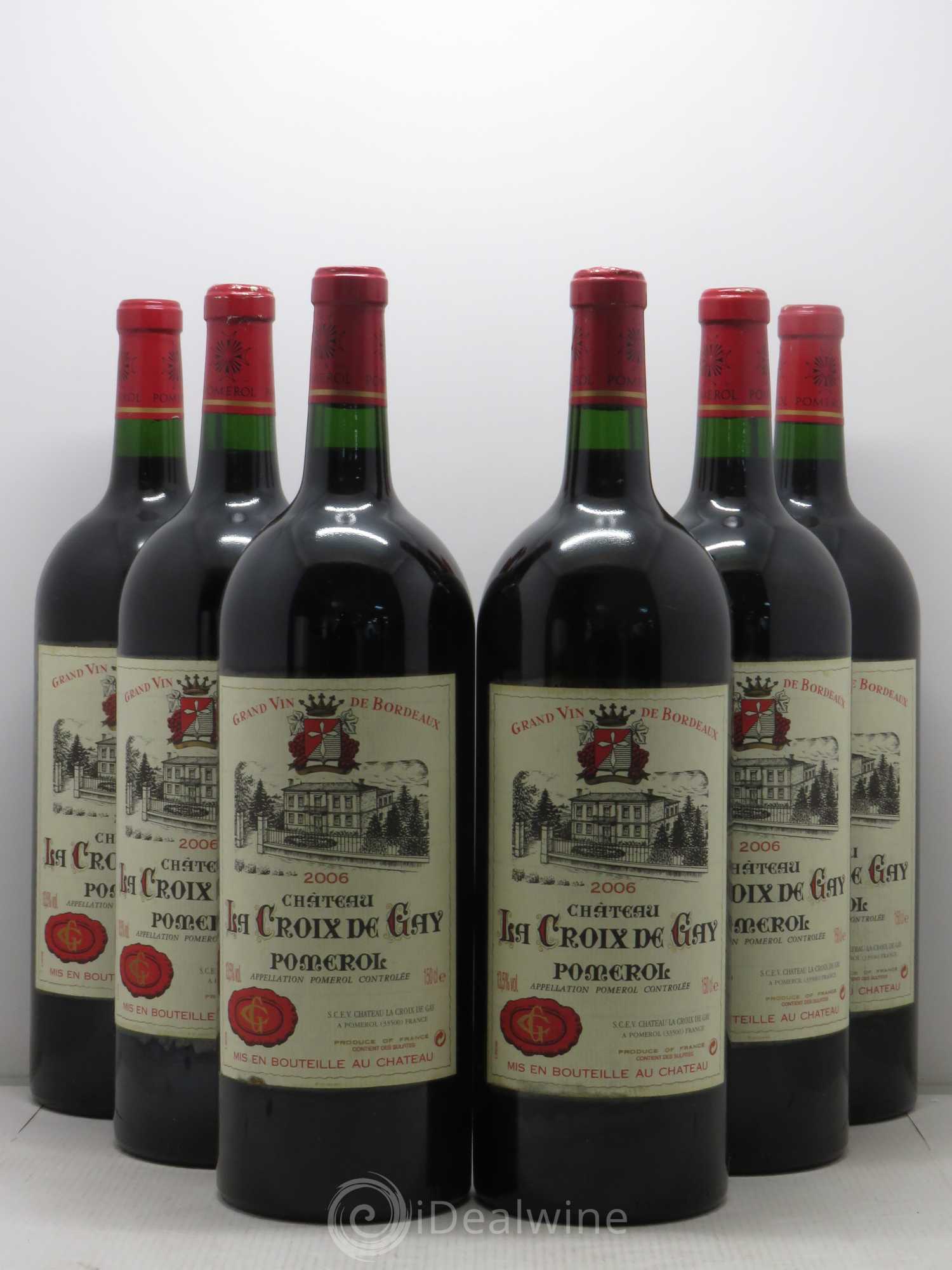 Château la Croix de Gay 2006 - Lot de 6 magnums - 0
