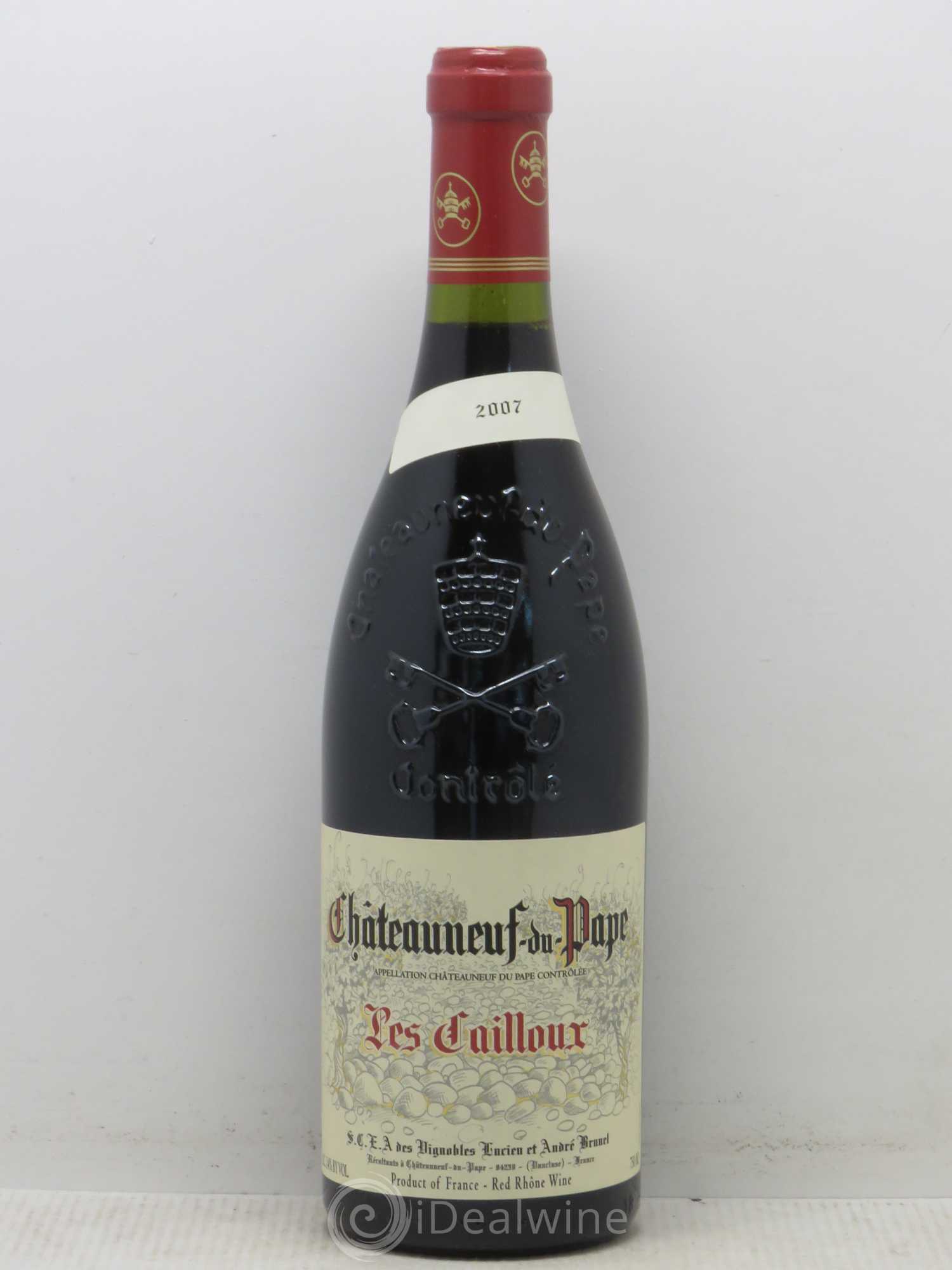 Châteauneuf-du-Pape Les Cailloux André Brunel 2007 - Lot de 1 bouteille - 0