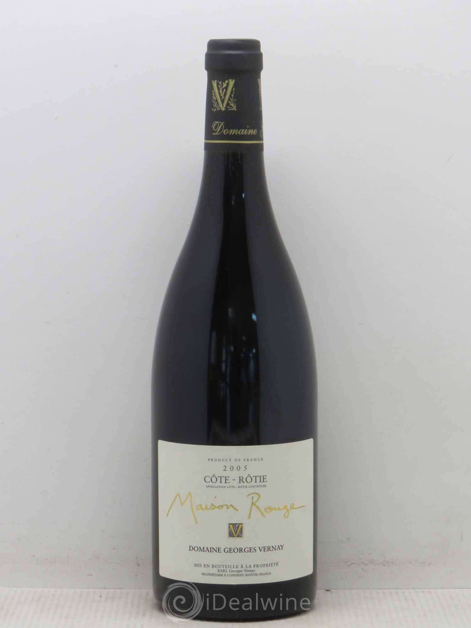 Côte-Rôtie Maison Rouge Georges Vernay 2005 - Lot de 1 bouteille - 0
