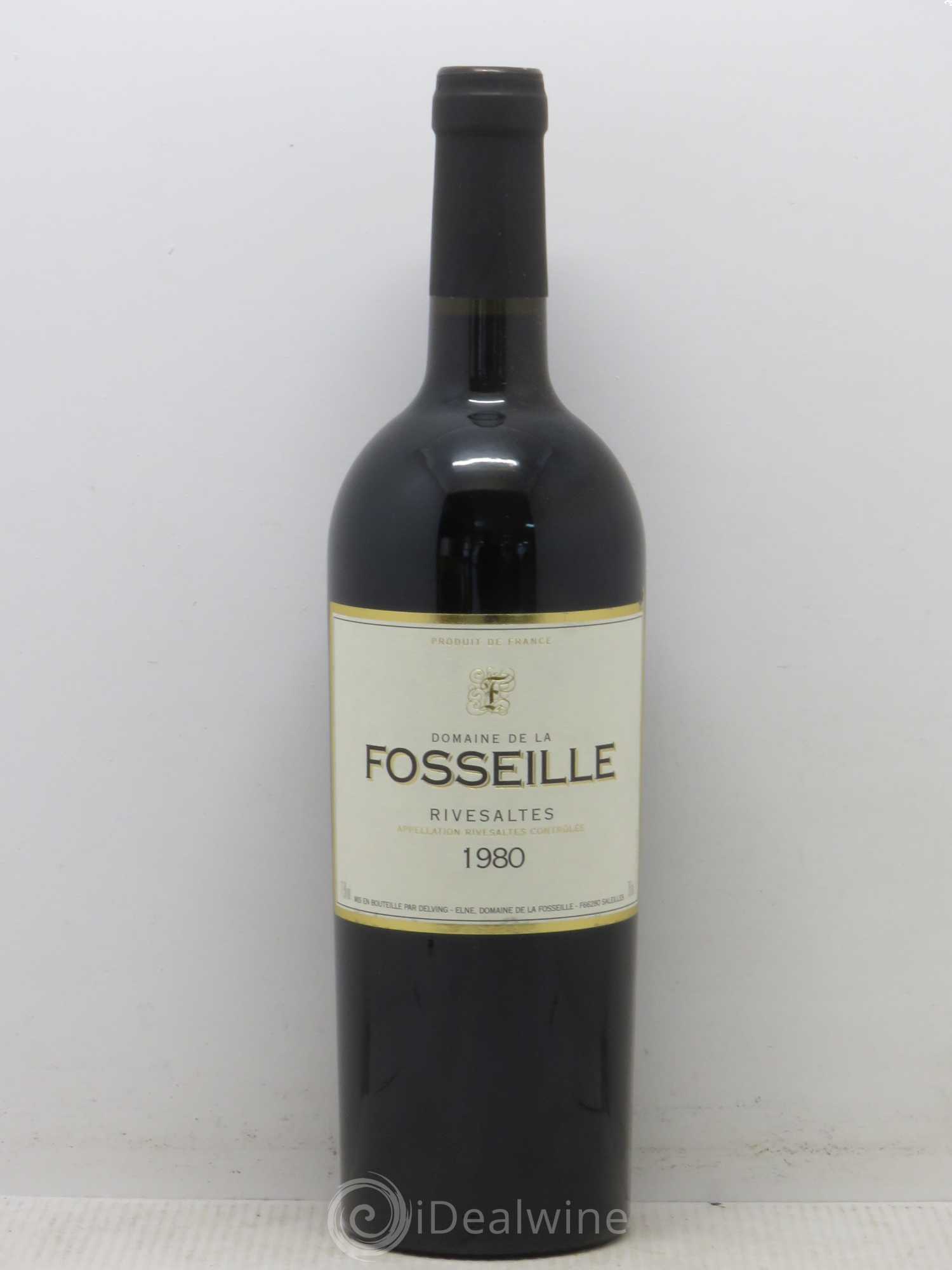 Rivesaltes La Fosseille (Domaine) 1980 - Posten von 1 Flasche - 0