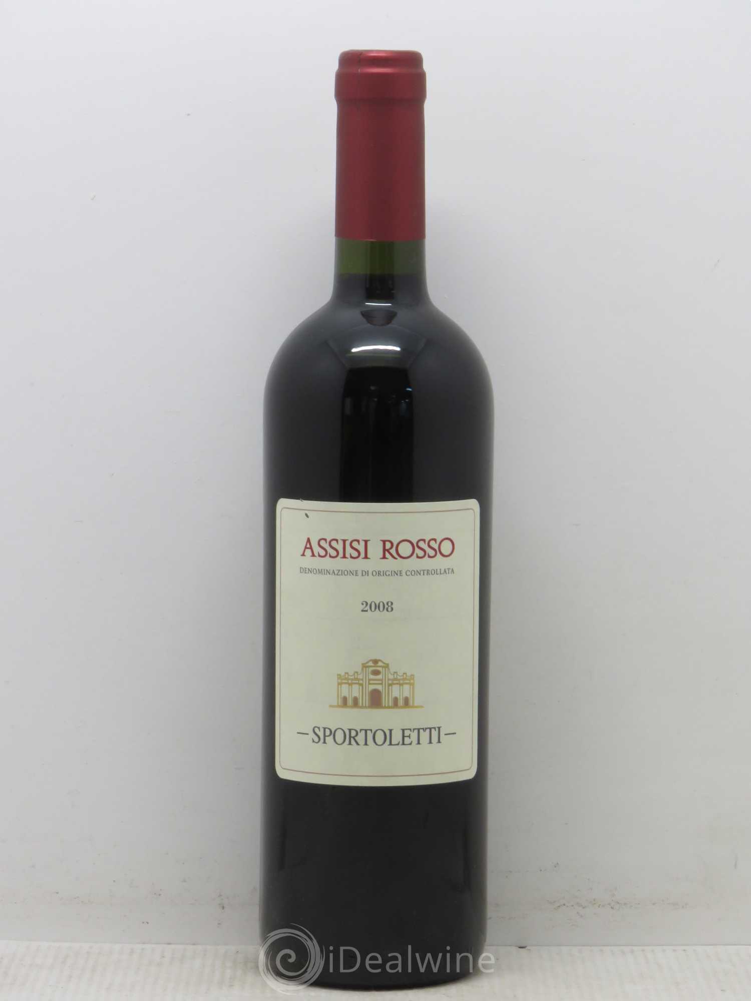 Italie Assisi Rosso Sportoletti 2008 - Posten von 1 Flasche - 0