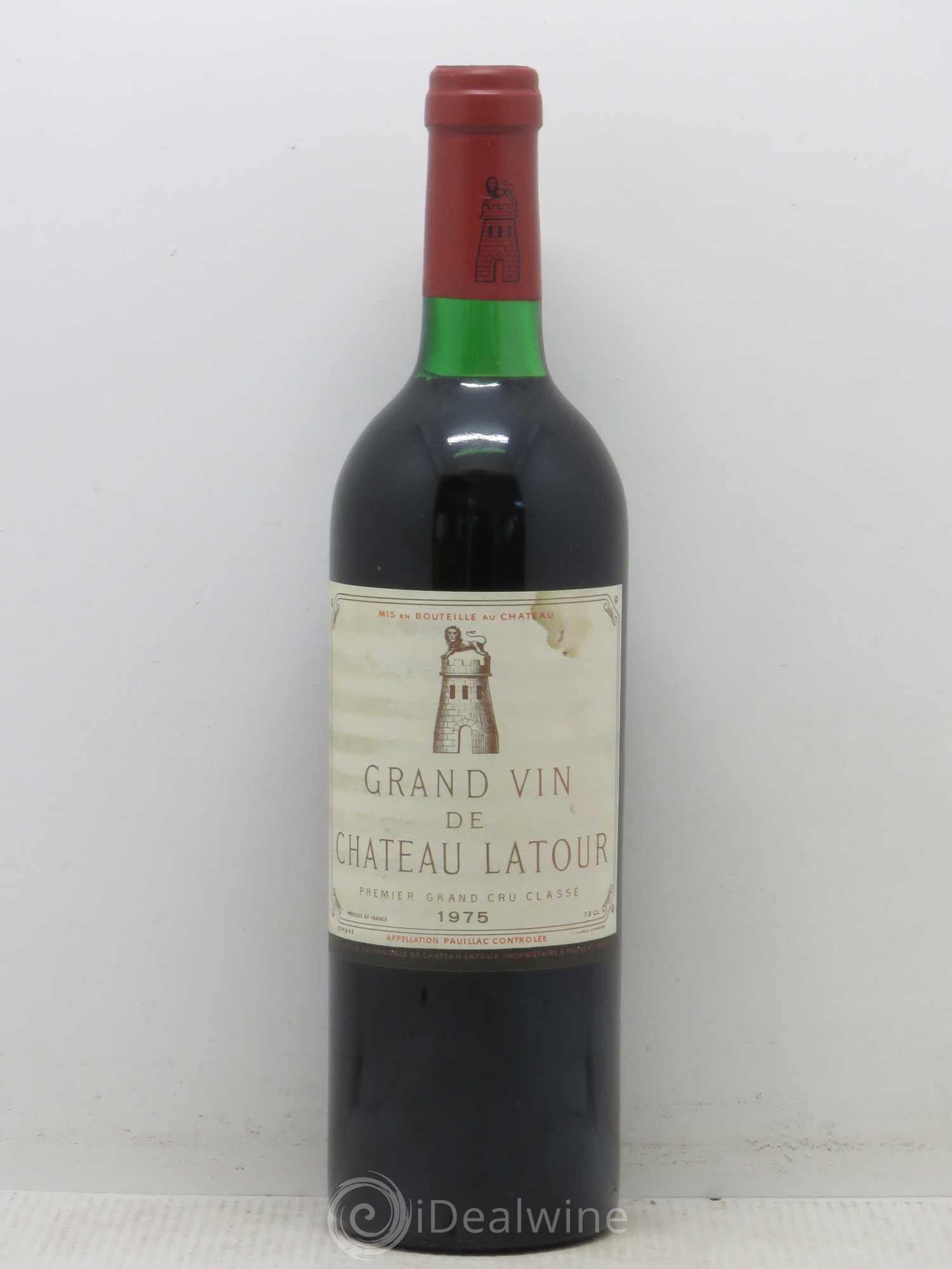 Château Latour 1er Grand Cru Classé 1975 - Lot de 1 bouteille - 0