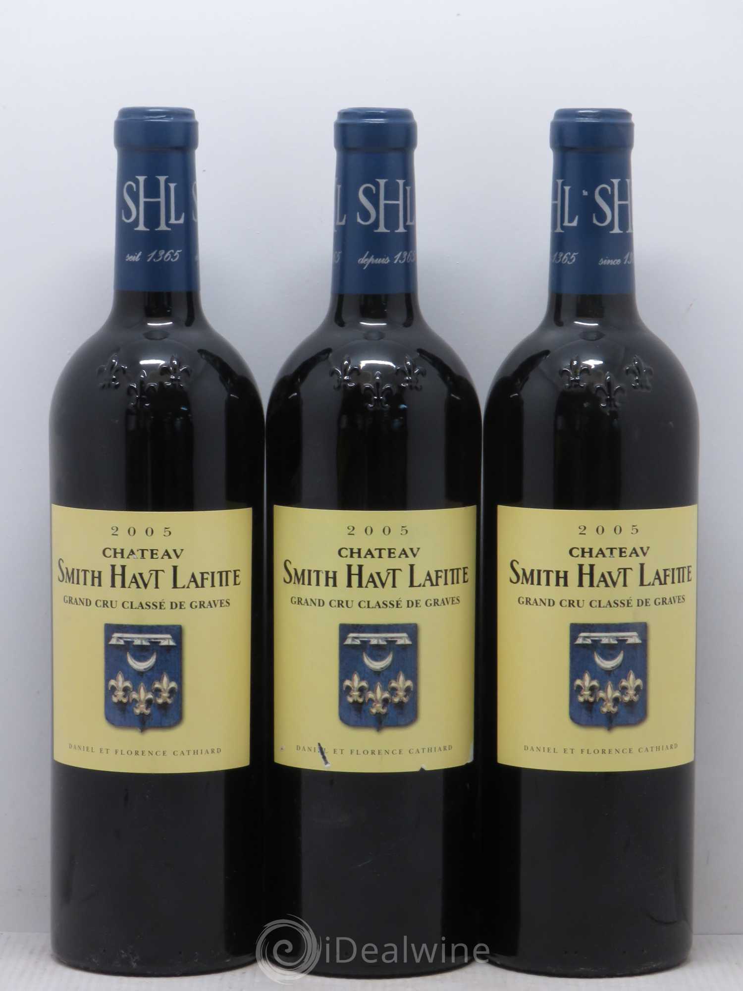 Château Smith Haut Lafitte Cru Classé de Graves 2005 - Lot de 3 bouteilles - 0