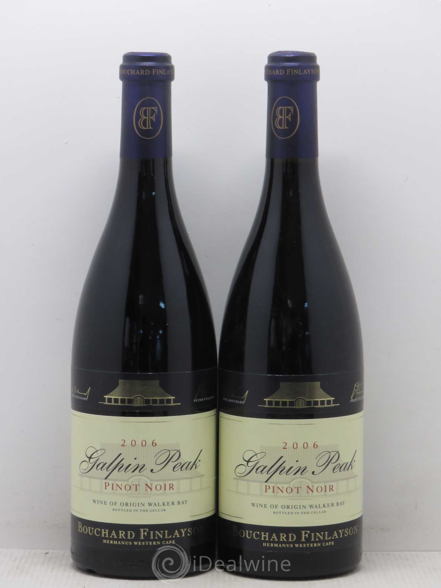 Walker Bay Bouchard Finlayson Galpin Peak 2006 - Lot de 2 bouteilles - 0