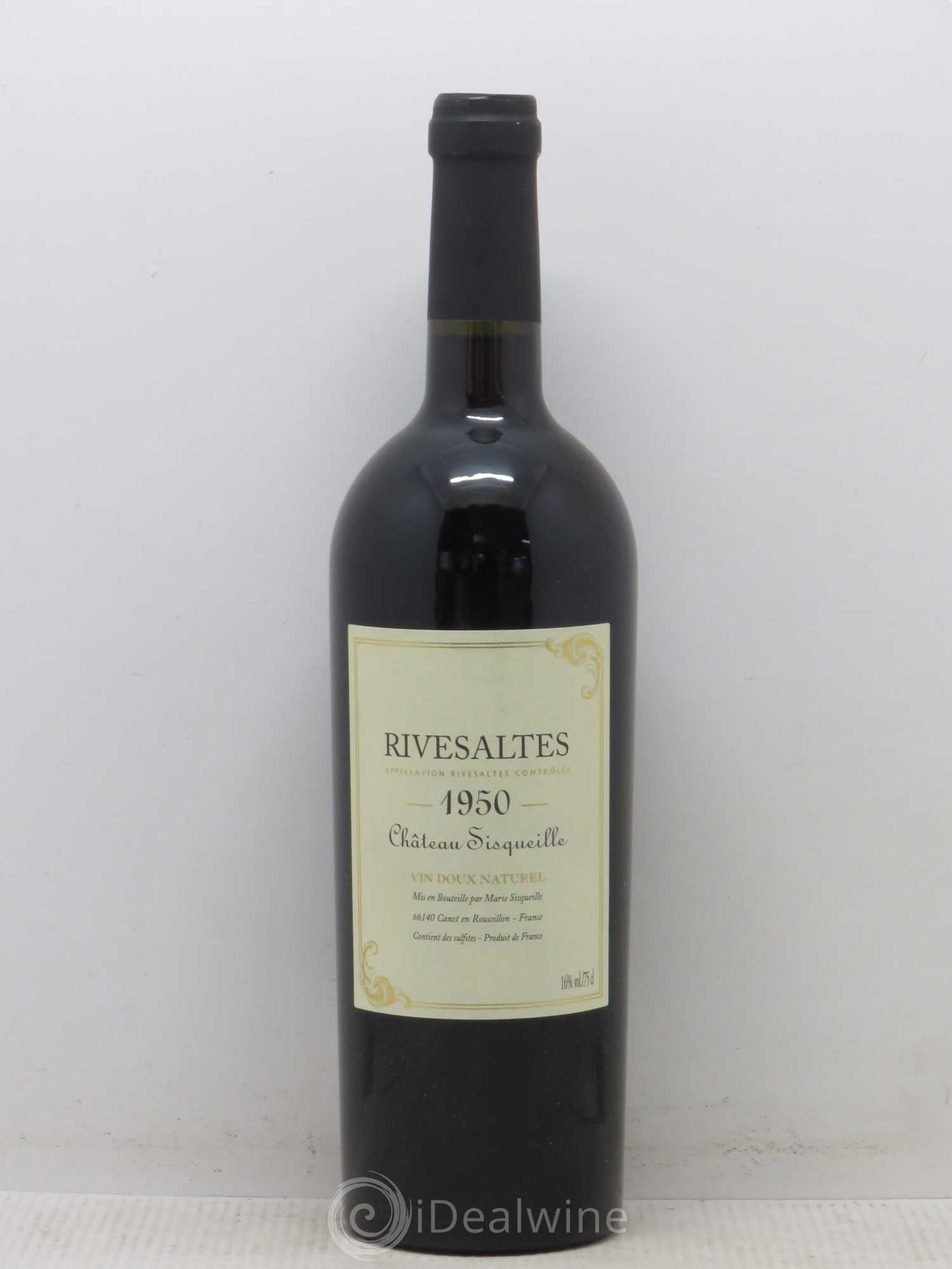 Rivesaltes Château Sisqueille (sans prix de réserve) 1950 - Lot de 1 bouteille - 0